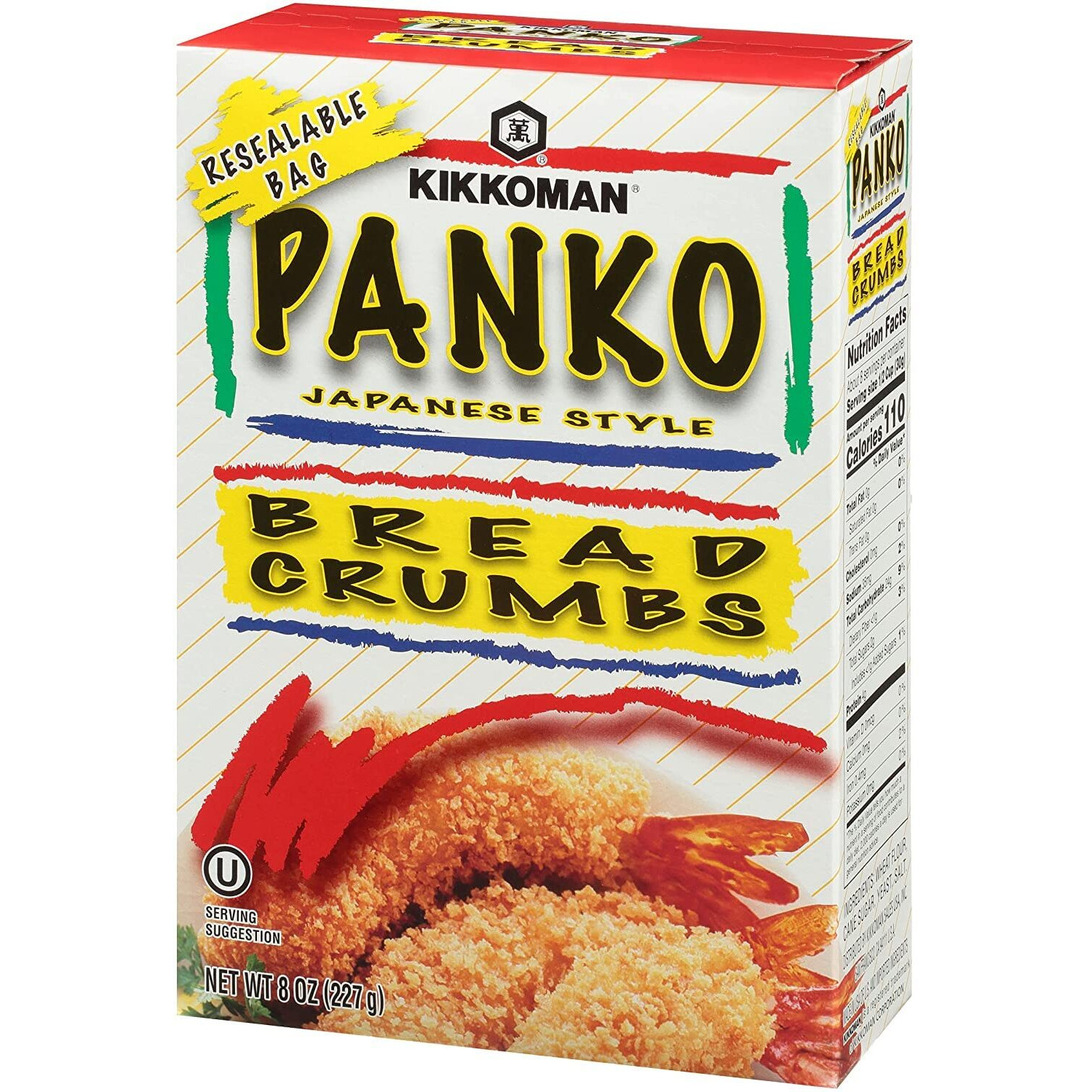 Kikkoman Panko Japanese Style Bread Crumbs, 8 Oz Pack Of 2