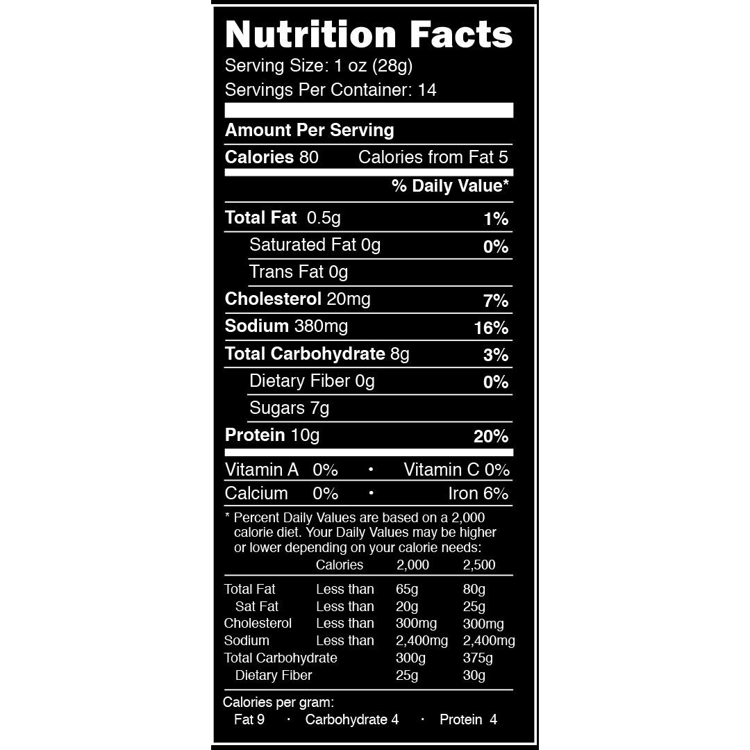 Perky Jerky Sweet And Snappy Turkey Jerky, 14Oz - Low Sodium - 10G Protein Per Serving - Low Fat - 100% U.S. Sourced - Tender Texture And Bold Flavor