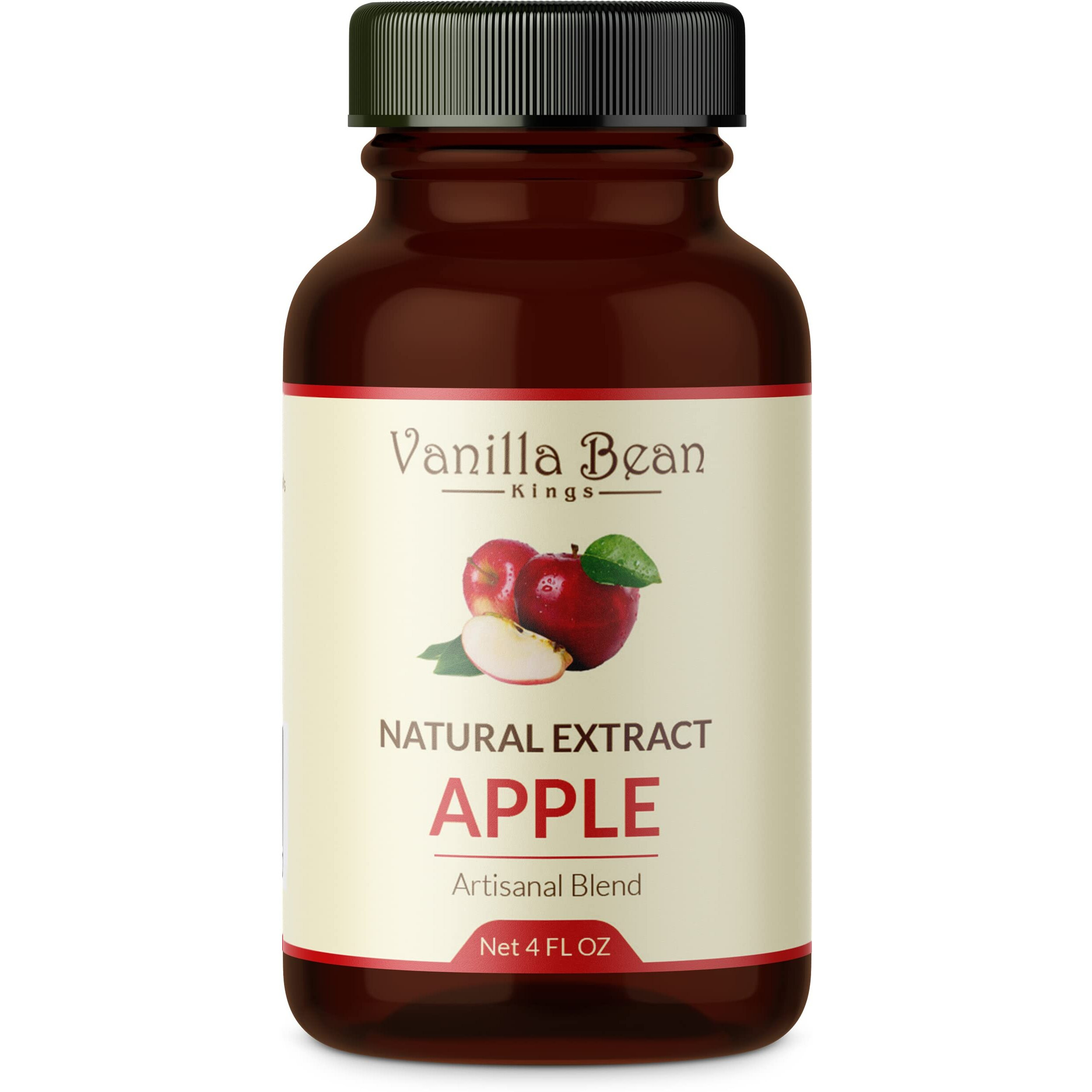 Natural Apple Extract For Baking And Flavoring - 4 Oz - Premium Quality Natural Flavors For Baked Goods, Desserts, & Cooking