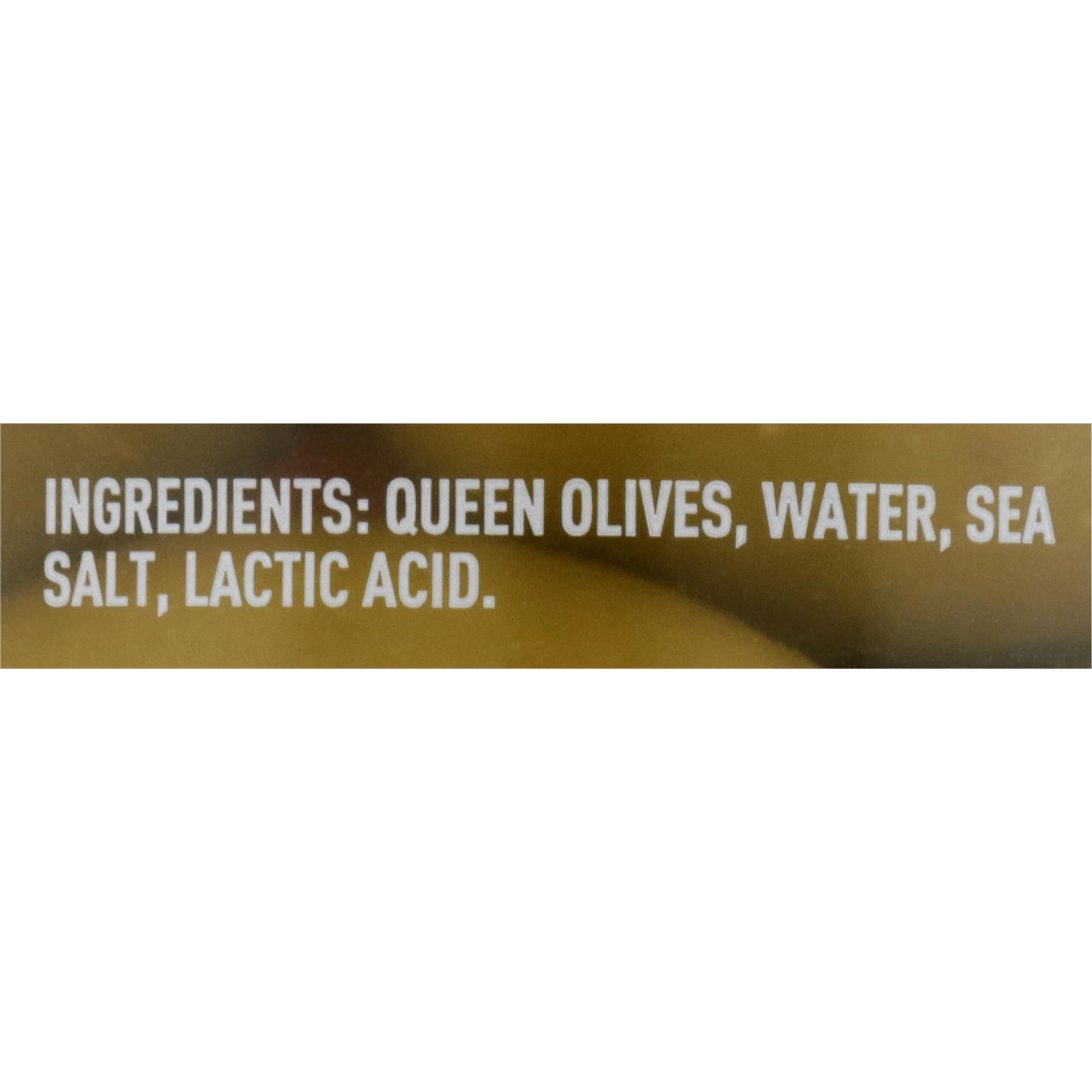 Mario Camacho Foods Pitted Queen Party Colossal Olives, 9 Ounce