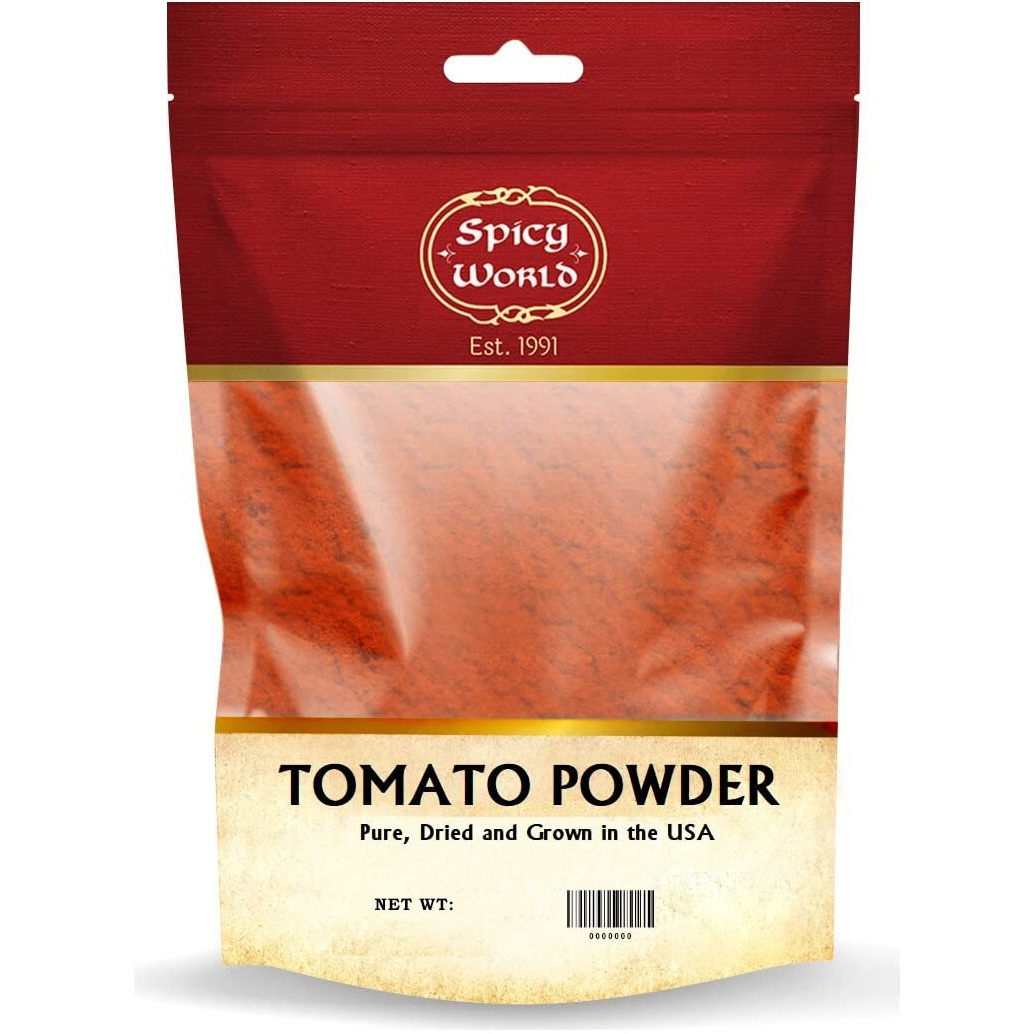 Pure Dried Tomato Powder 20Oz (1.25Lb) 100% Natural Usa Grown - By Spicy World
