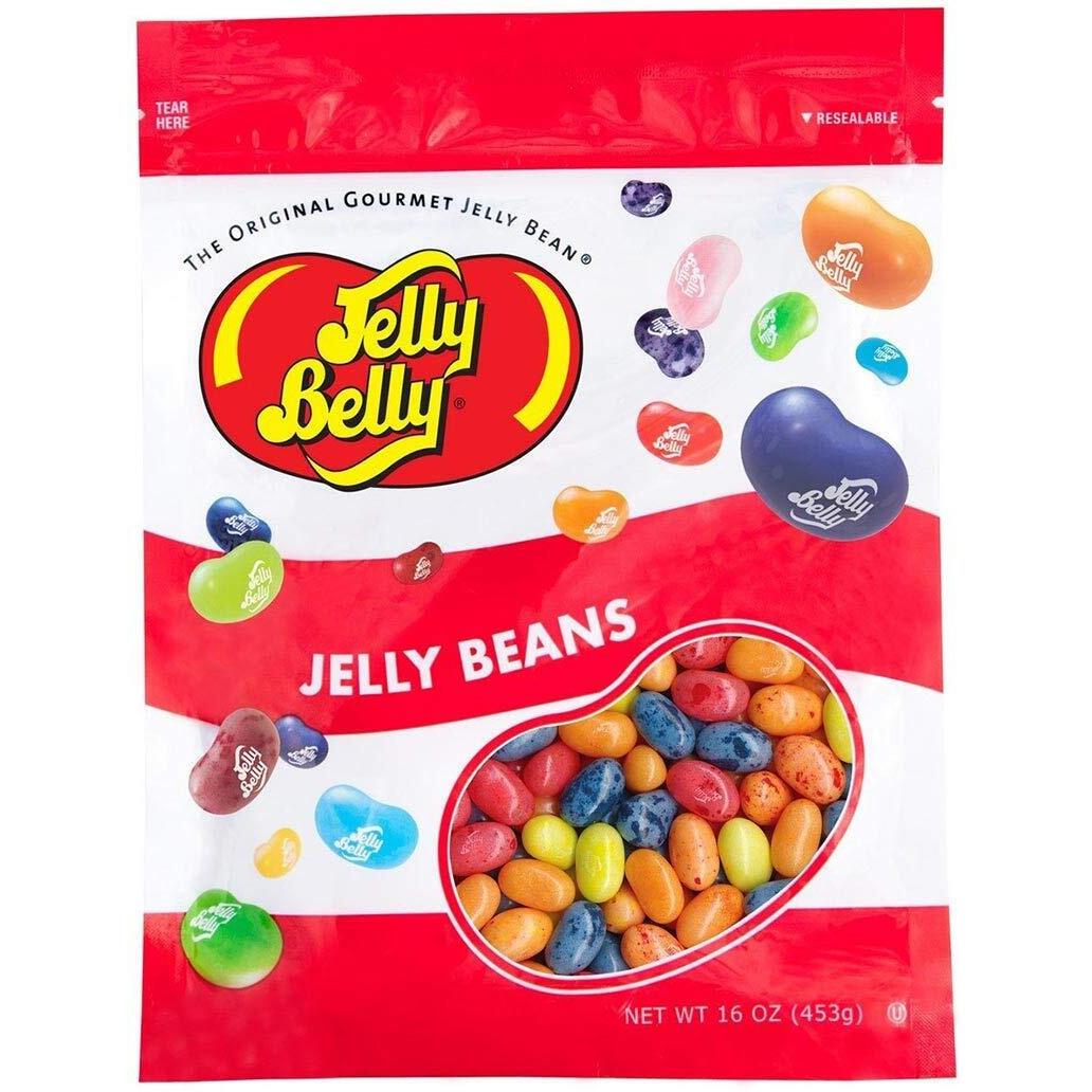 Jelly Belly Smoothie Blend Jelly Beans Mix - 1 Pound (16 Ounces) Resealable Bag - Genuine, Official, Straight From The Source