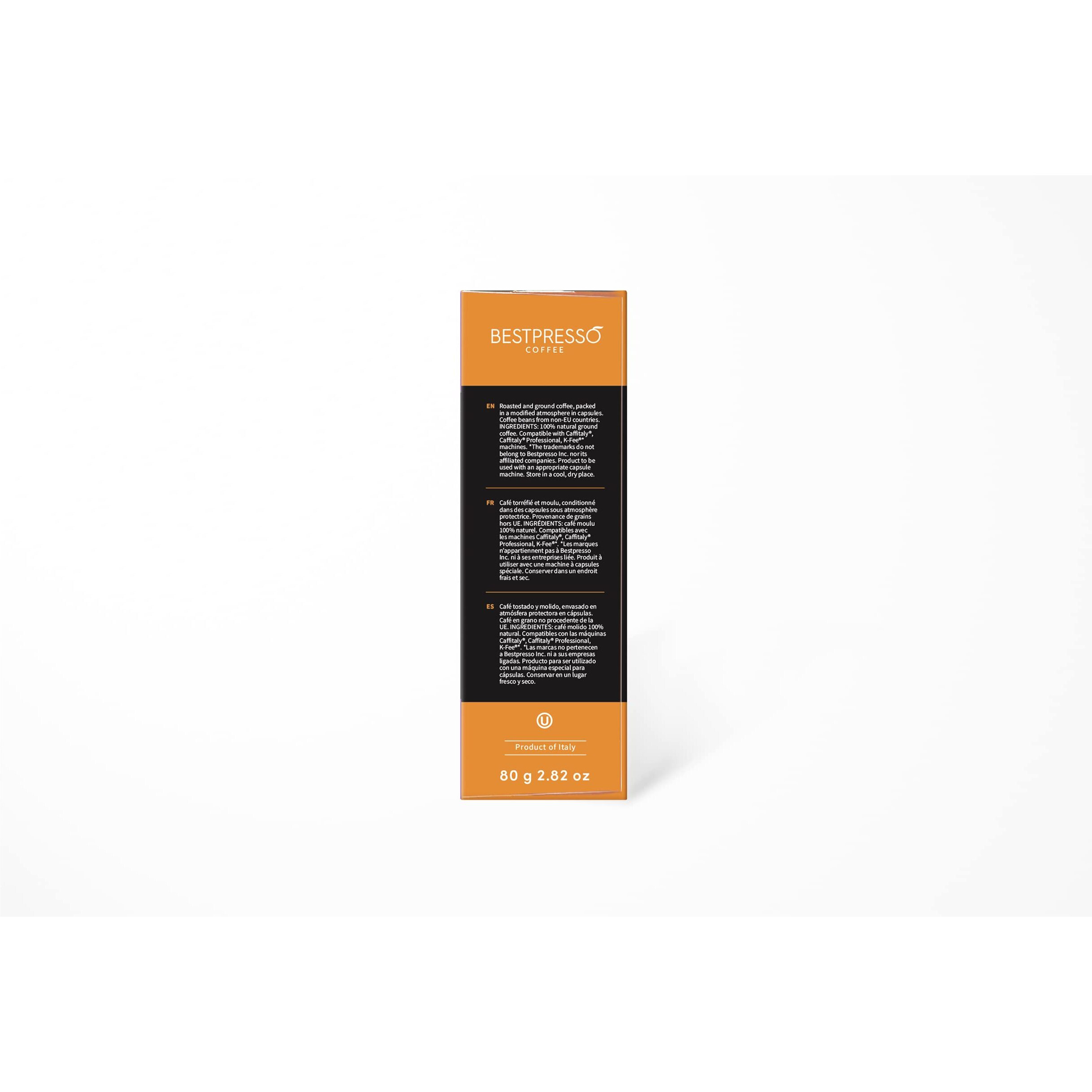 Bestpresso Coffee Capsules Compatible With Starbucks Verismo, Caffitaly, Cbtl, K-Fee Systems 80 Pods (Cremoso)