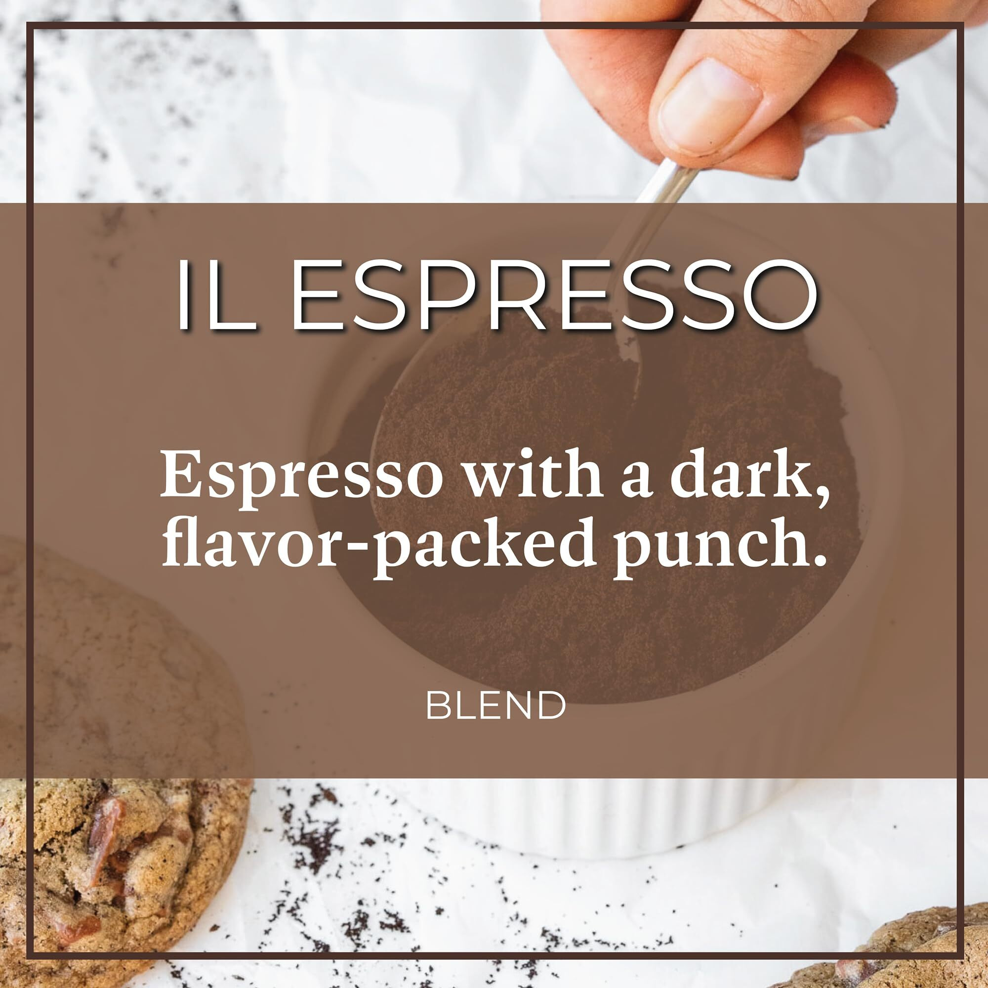 The Bean Organic Coffee Company Il Espresso, Dark Roast, Whole Bean Coffee, 16-Ounce Bag