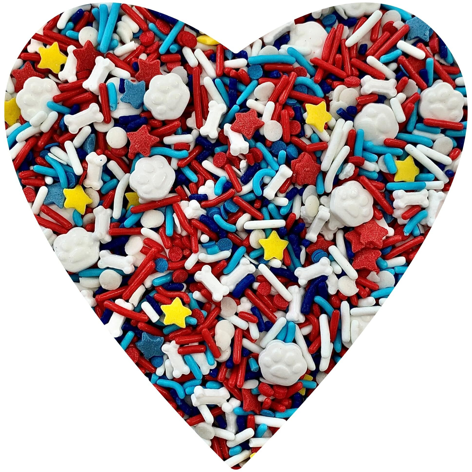 Cool Mom Sprinkles Chase And Marshal Sprinkles (4 Oz.) - Paw Patrol Birthday Themed Sprinkles For Decorating Cakes, Cupcakes, Cookies & Desserts - Mixed In The Usa/Gluten-Free