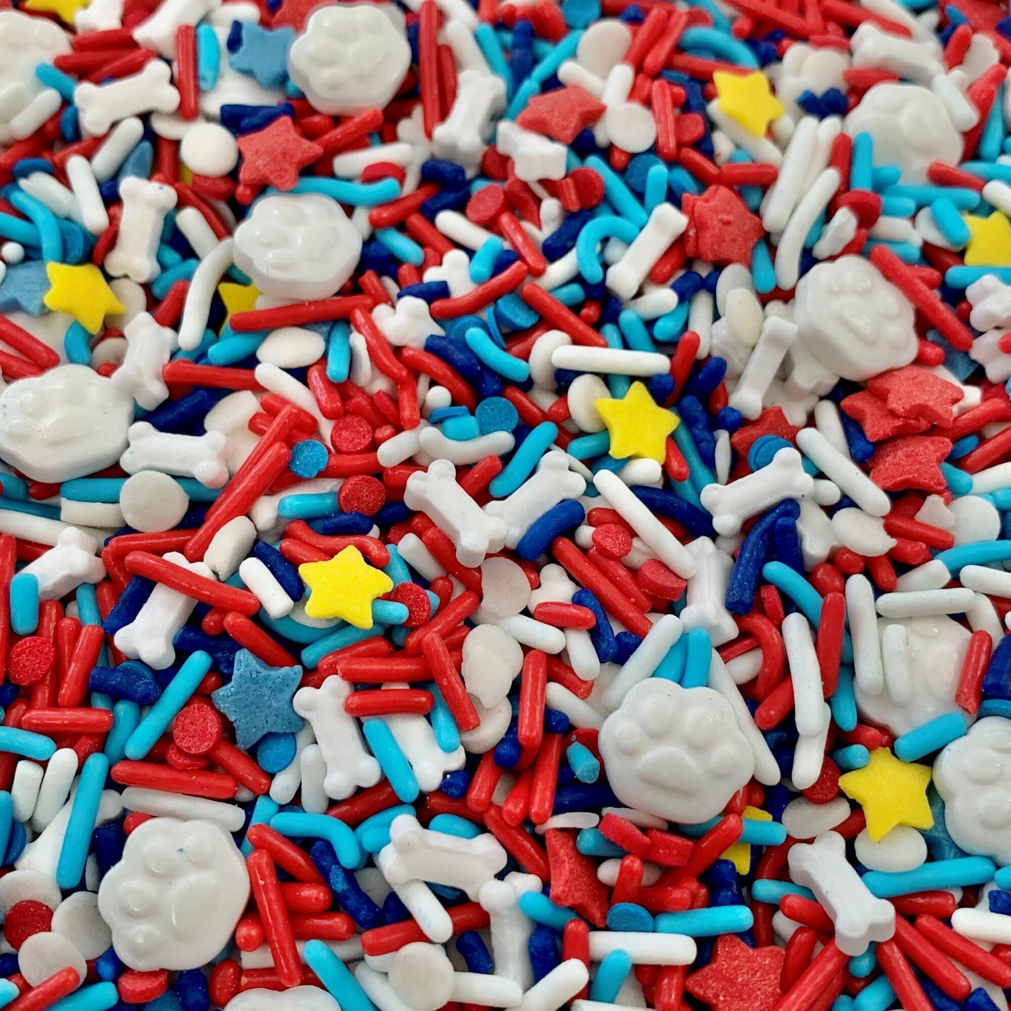 Cool Mom Sprinkles Chase And Marshal Sprinkles (4 Oz.) - Paw Patrol Birthday Themed Sprinkles For Decorating Cakes, Cupcakes, Cookies & Desserts - Mixed In The Usa/Gluten-Free