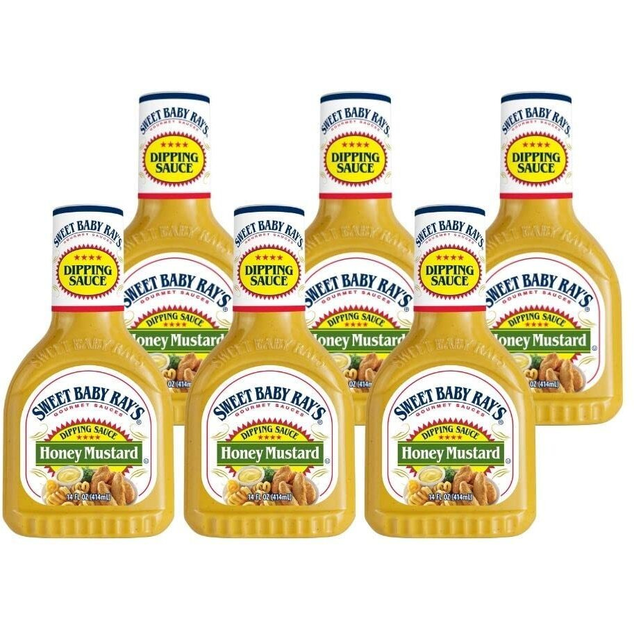 Sweet Baby Ray's Dipping Sauce, Honey Mustard (14 Ounce (Pack Of 6))
