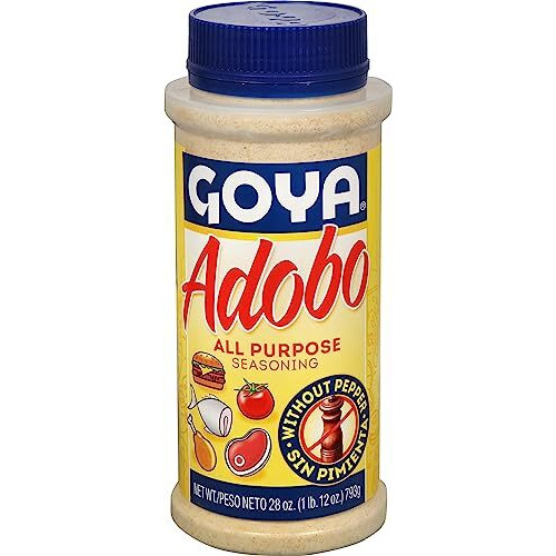 Goya Foods Adobo All Purpose Seasoning Without Pepper, 28 Ounce (Pack Of 12)