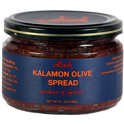 Oilladi Tapenade Kalamon Olive Spread Imported From Greece, 8.1 Oz