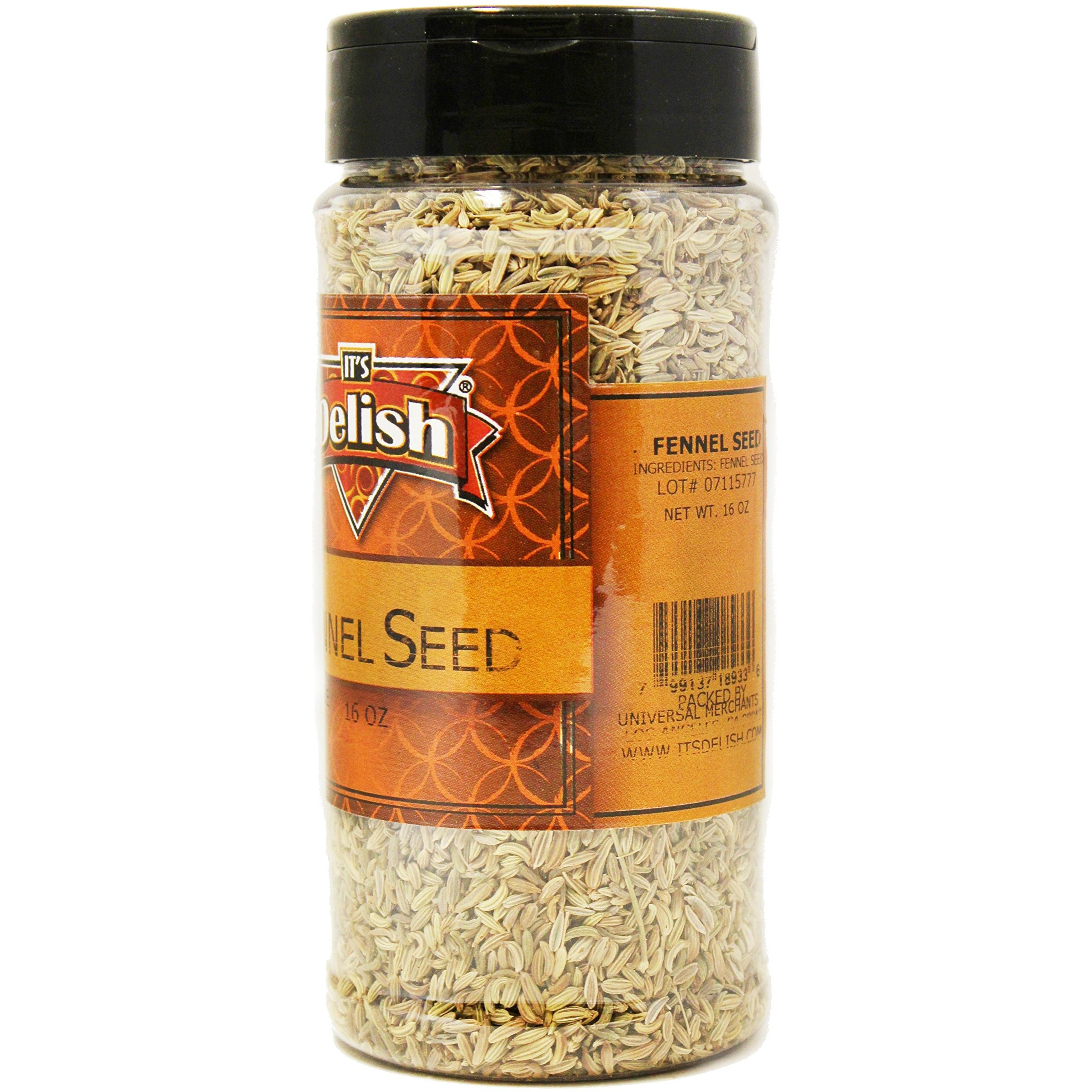 Fennel Seeds All Natural By Its Delish, Medium Jar