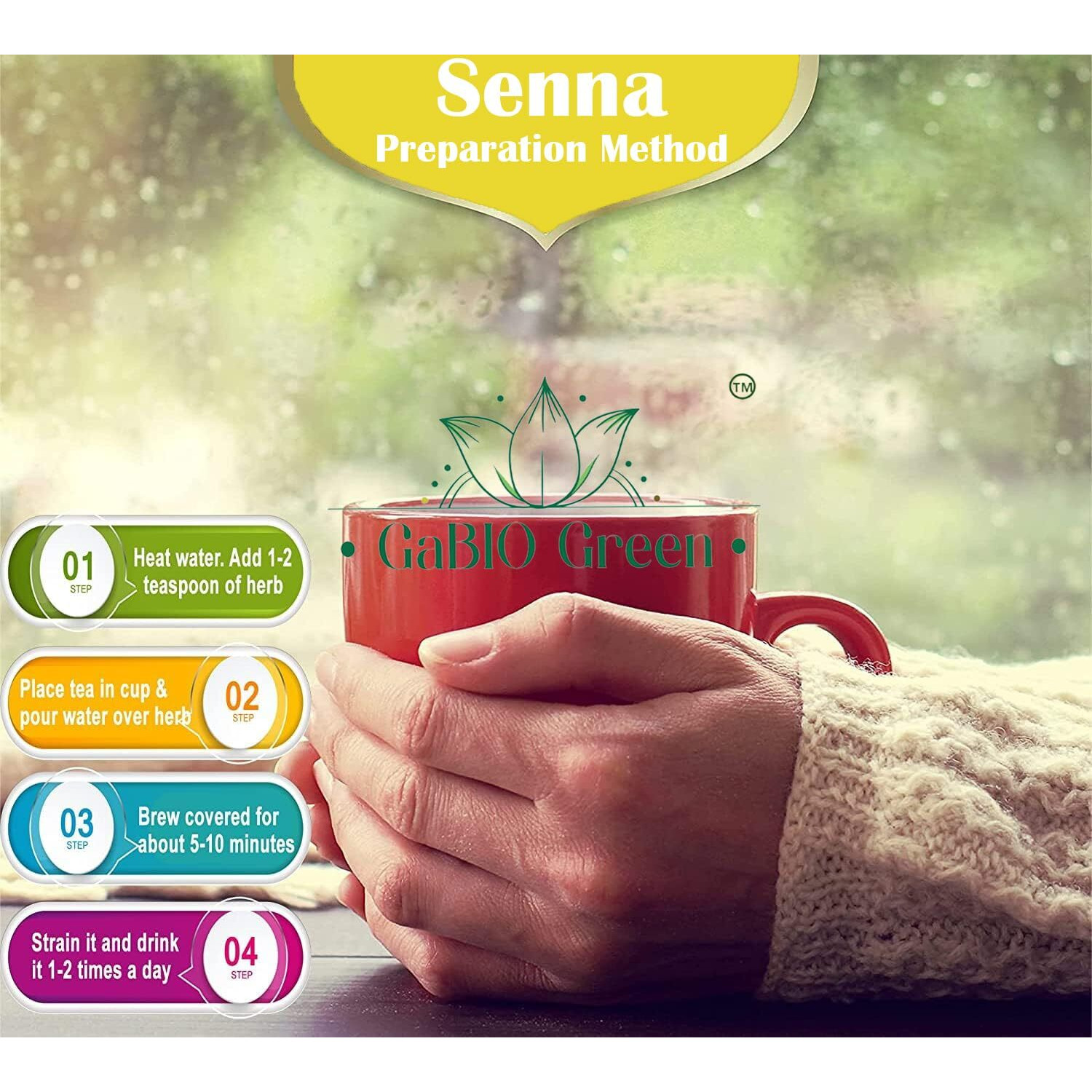 Natural Senna Leaves Hoja Sen Dried Herbal Leaves, Senna Raw Leaf, Hoja Sen Cut & Sifted Herbs, Non-Gmo, Gluten-Free, Senna Alexandrina In A Resealable Bag (2Oz)