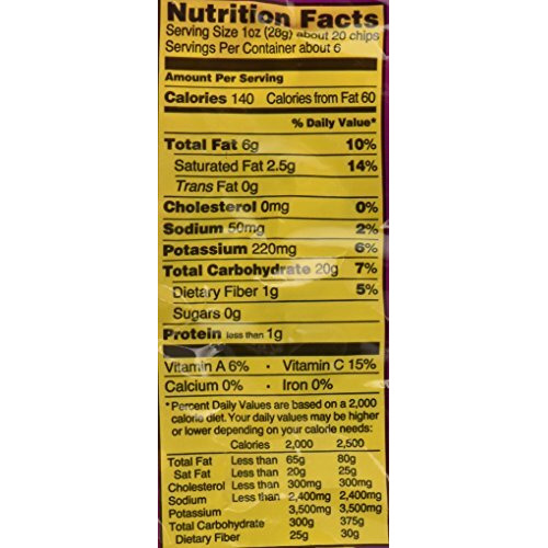 Trader Joe's Roasted Plantain Chips 6Oz (Pack Of 6)