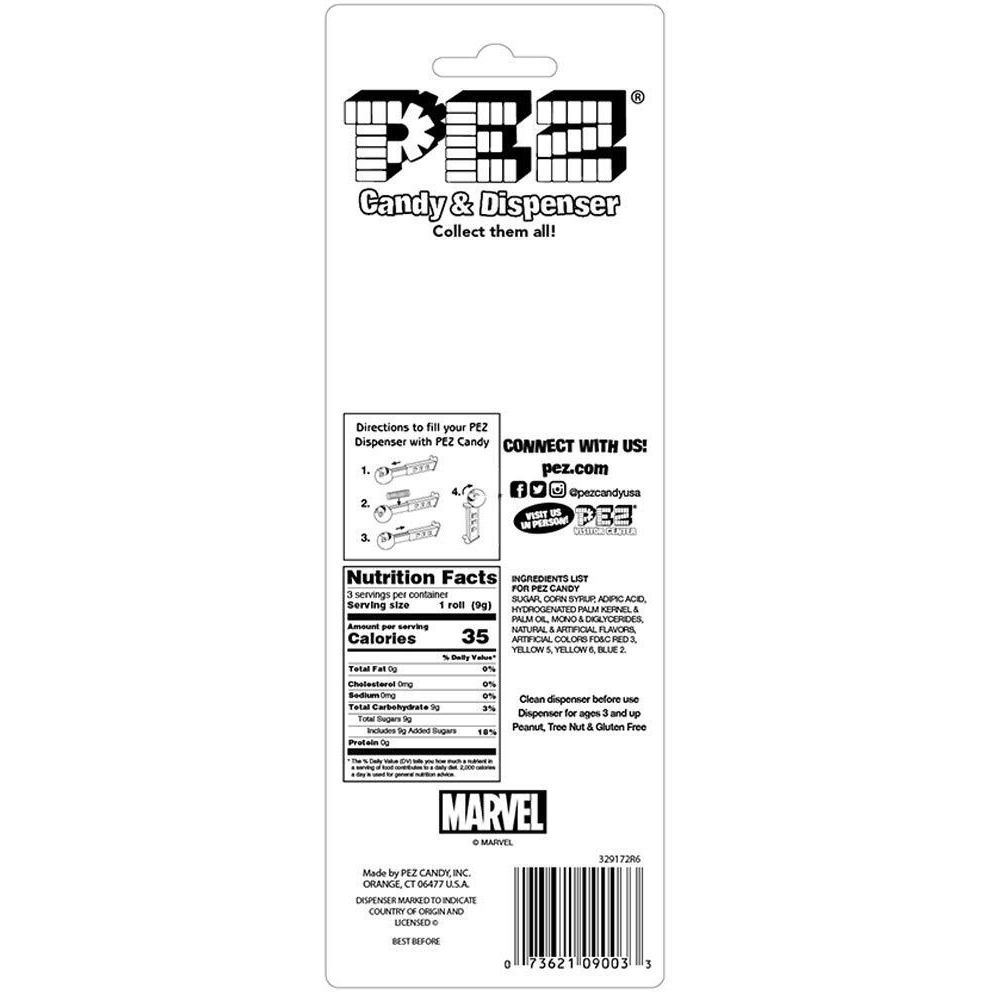 Marvel Superheroes Pez Dispensers (Pack Of 12)