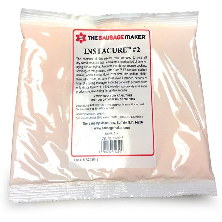Insta Cure 2 (Prague Powder 2) - Curing Salt For Meat And Sausage - 8 Oz. - The Sausage Maker