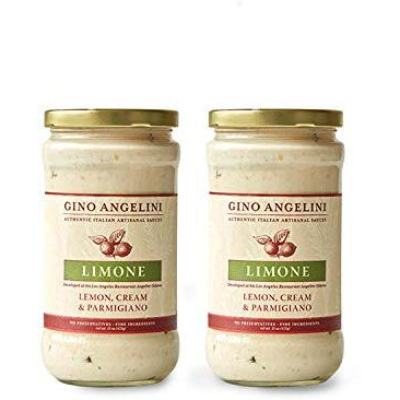 Gino Angelini Pasta Sauce - Limone, Lemon, Cream, & Parmigiano, 15 Ounce, Pack Of 2