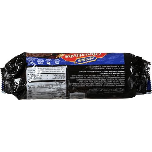 Mcvitie's Digestives Roll Wrap, Dark Chocolate, 10.5-Ounce