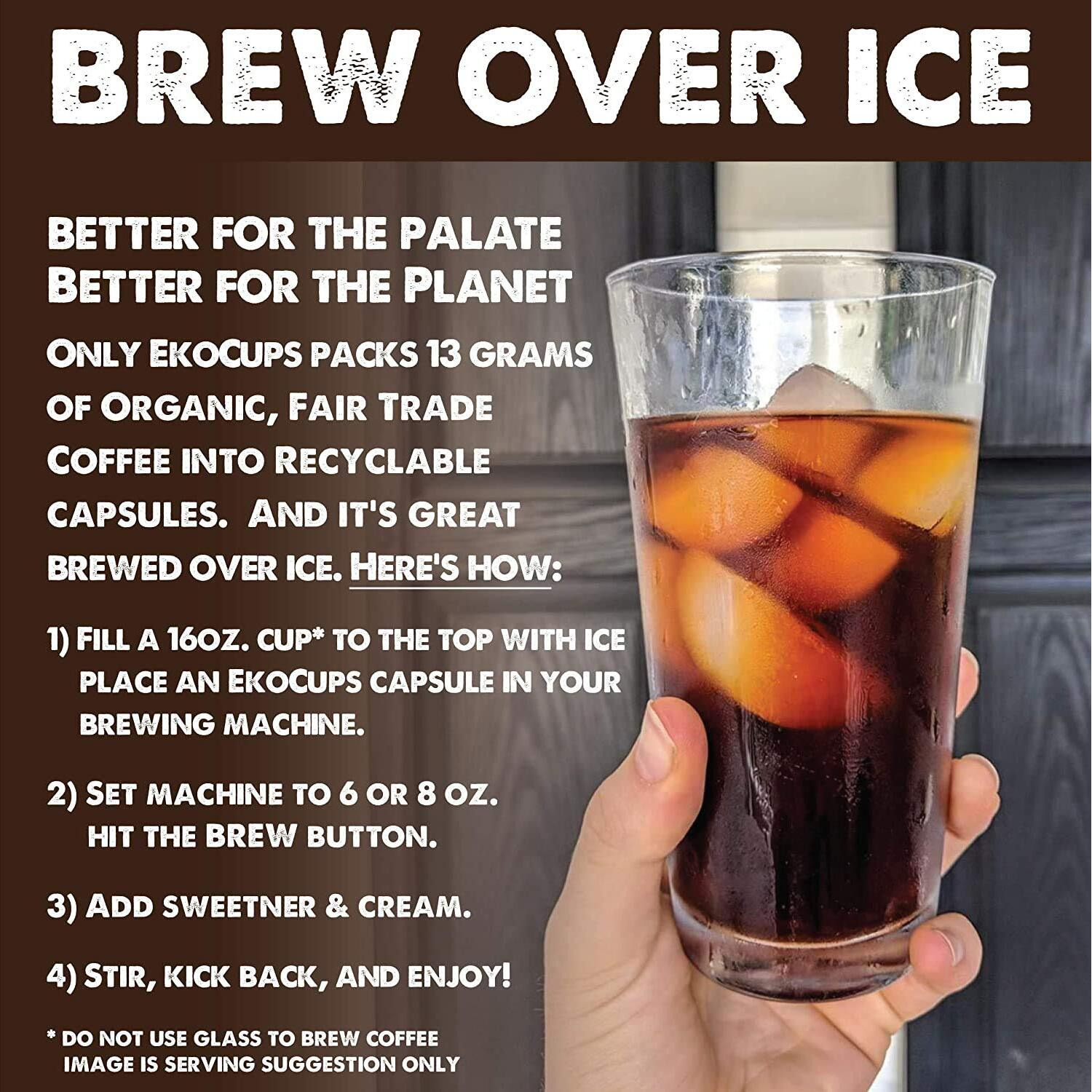 Ekocups Organic And Fair Trade Gourmet Coffee Single Serve Cups For Keurig Brewer, 20 Count