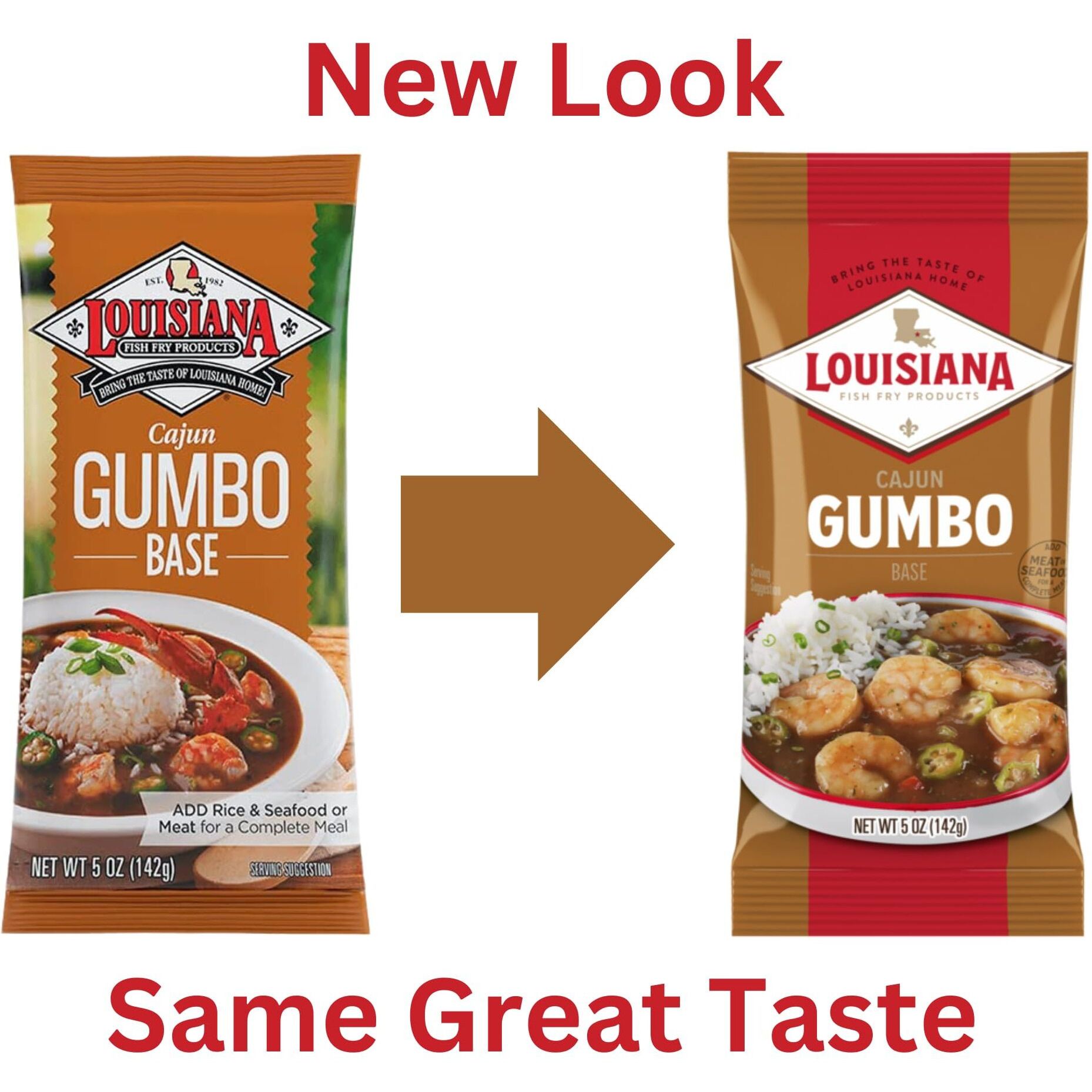 Louisiana Gumbo Base 5 Oz. (Pack Of 24) - Authentic Cajun Flavor For Delicious Gumbo - Just Add Your Choice Of Meat And Or Seafood Over Rice - By Louisiana Fish Fry