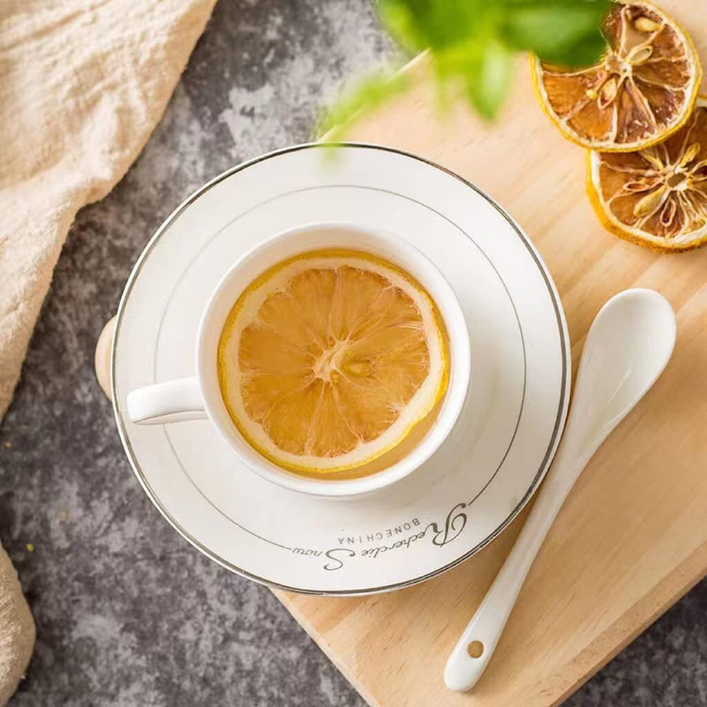 Mkostlich Dried Lemon Slices Bulk, Sour Sweet And Refreshing Citrus Fruit Tea, Natural Dehydrated Lemon Slices For Cocktails Garnish/Tea/Baking, No Sugar Added(250G/8.81Oz)