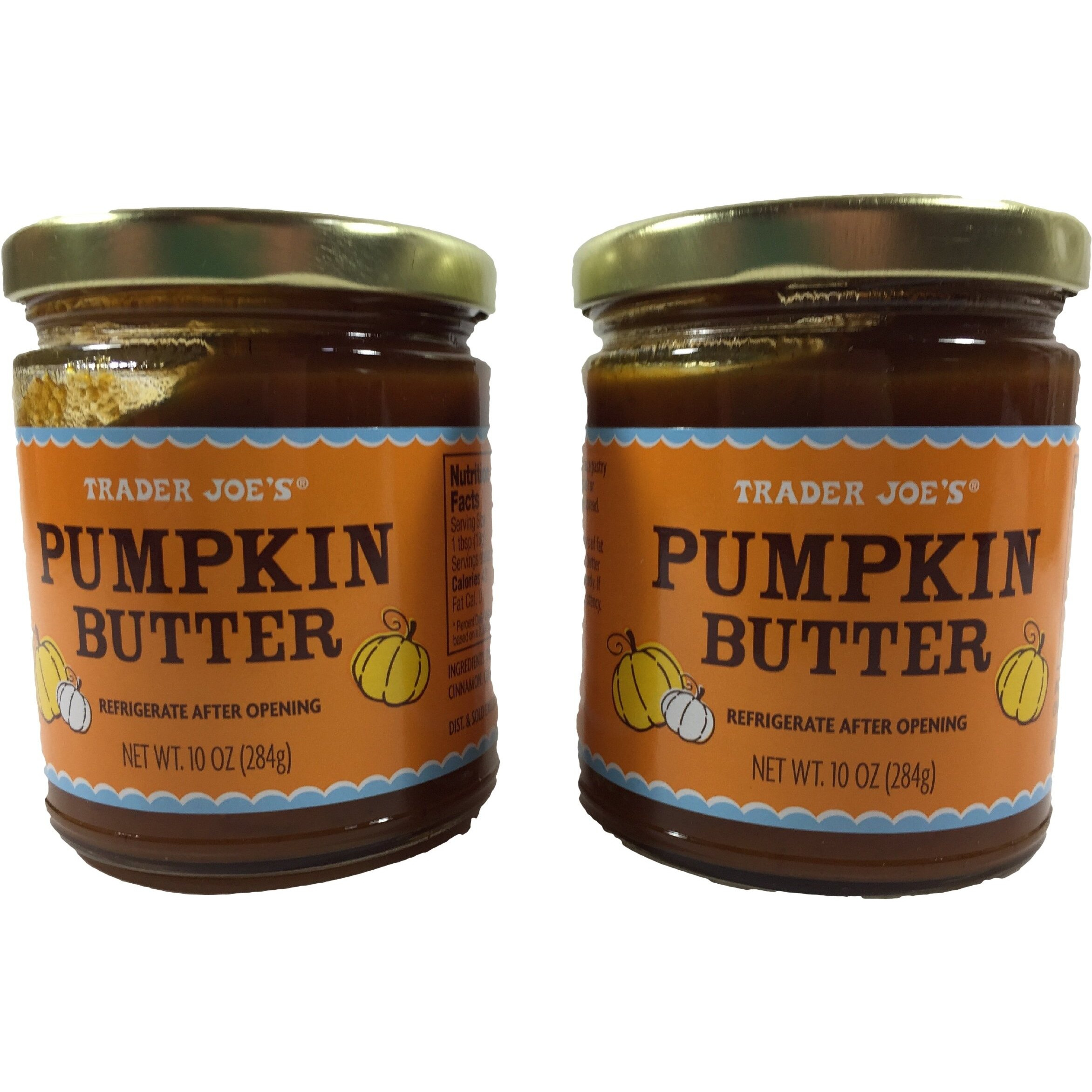 Trader Joe's Pumpkin Butter, 2 Jars, 10 Ounces Each