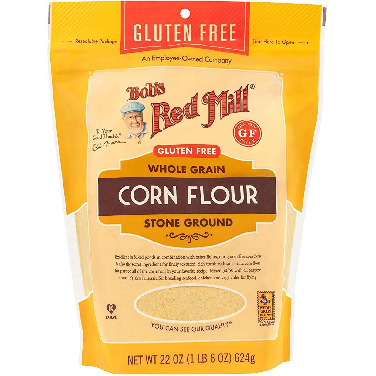 Bob's Red Mill Corn Flour 22 Ounce (Pack Of 2)