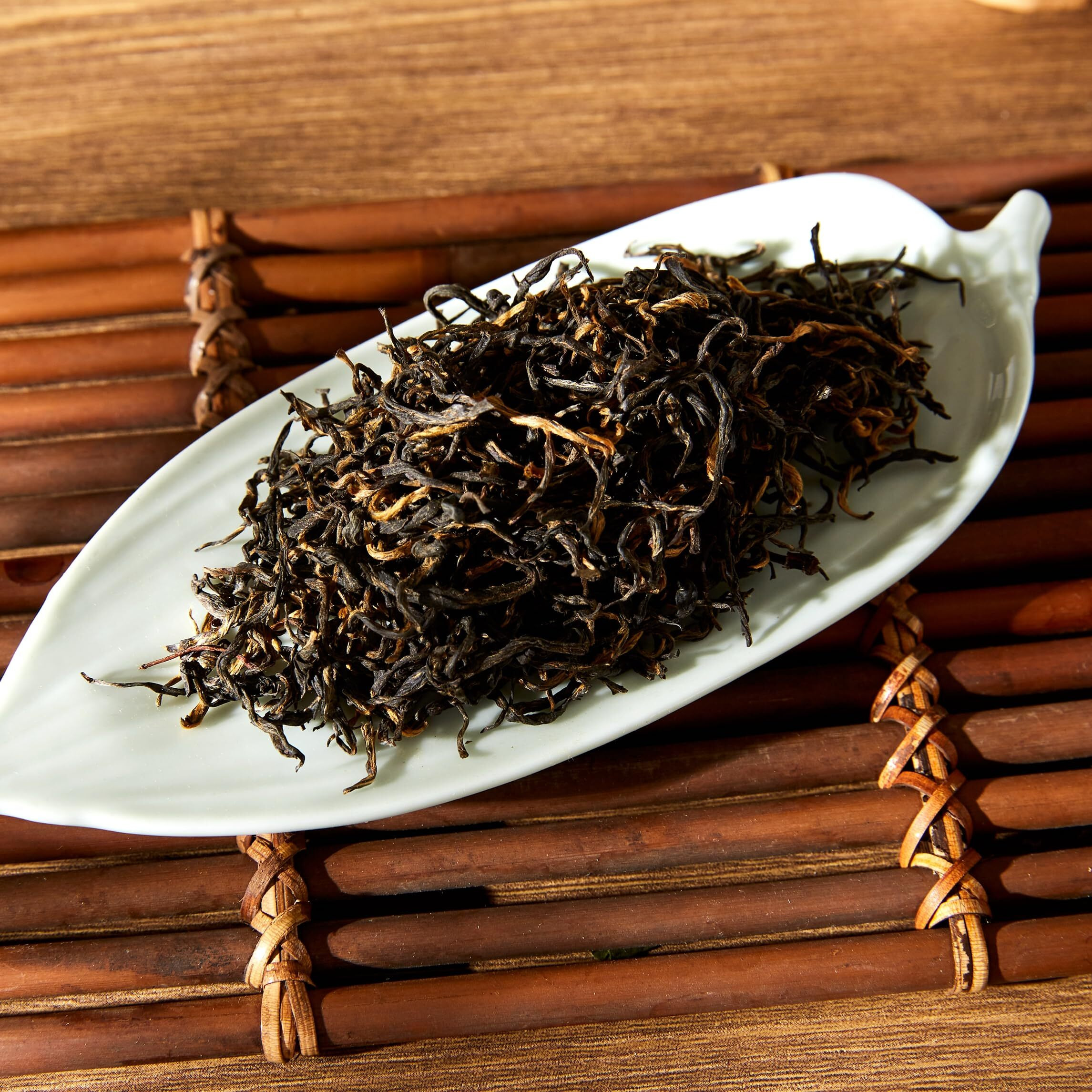Chawuwarmsun [B] Jinjunmei Black Tea3.5Oz/100G,Chinese Loose Leaf Tea,Wuyi Mountain,Fujian China