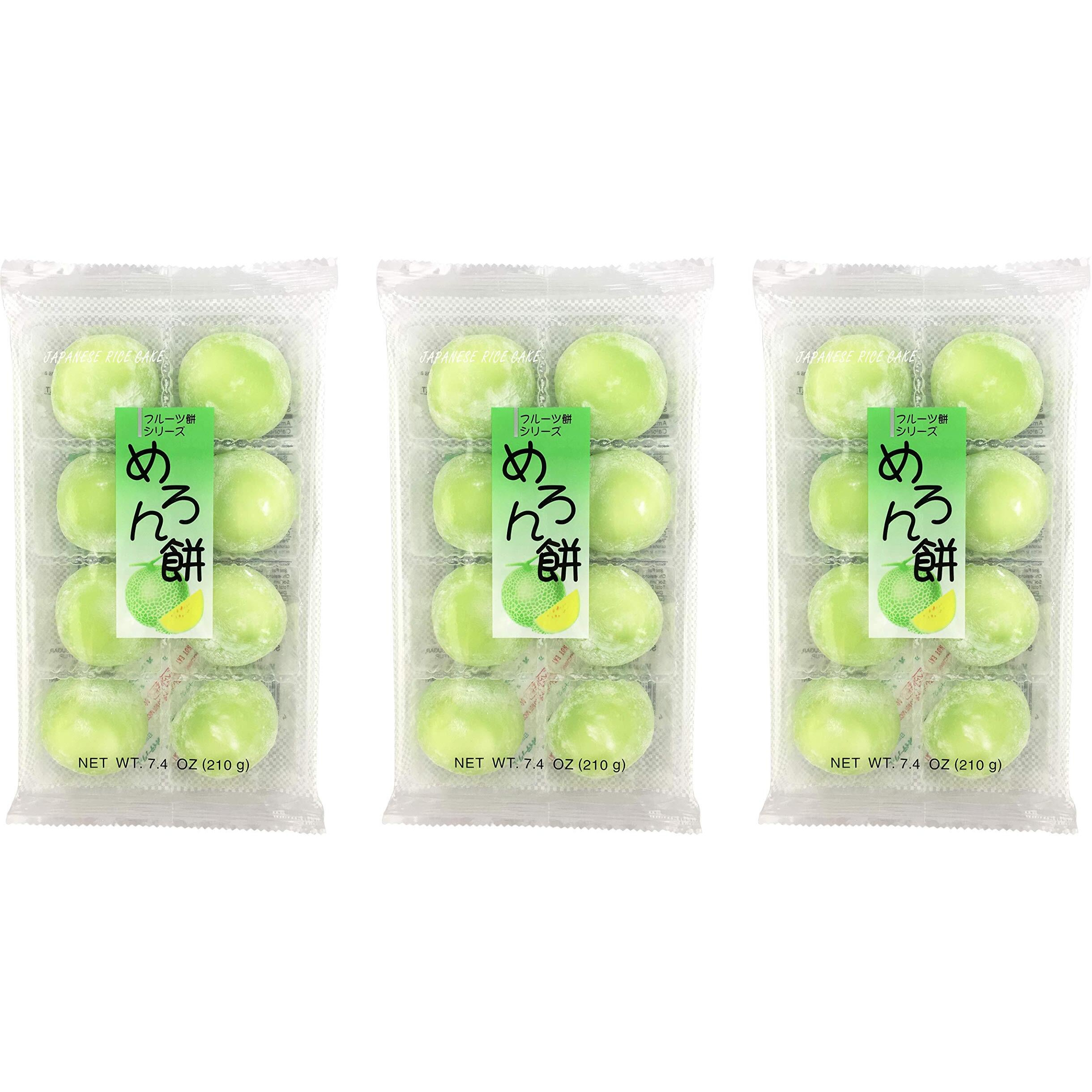Fruits Mochi Daifuku Melon 7.4Oz/210G (3Pack)