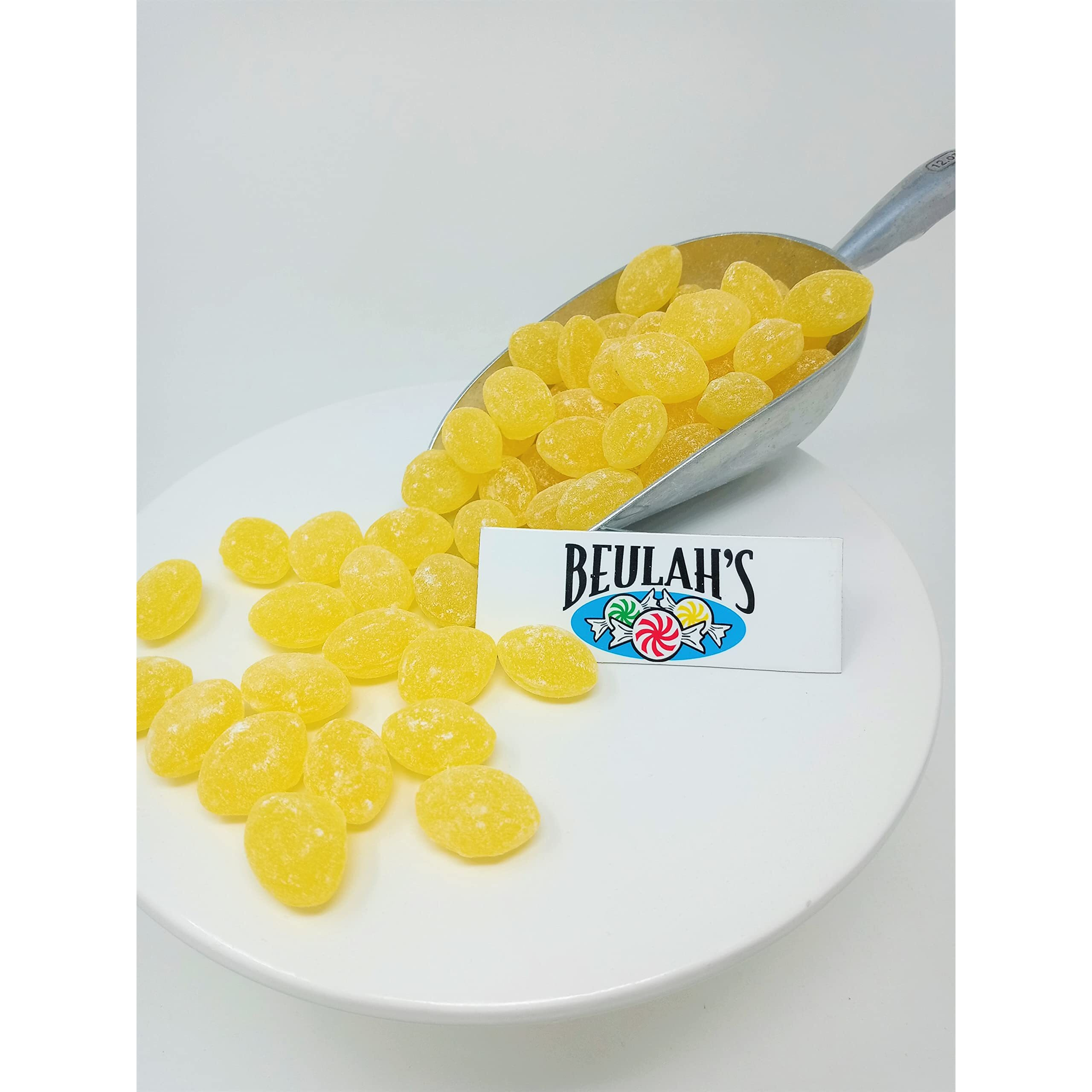 Sanded Lemon Drops Old Fashioned Hard Candy 5 Pounds Claey's Candies