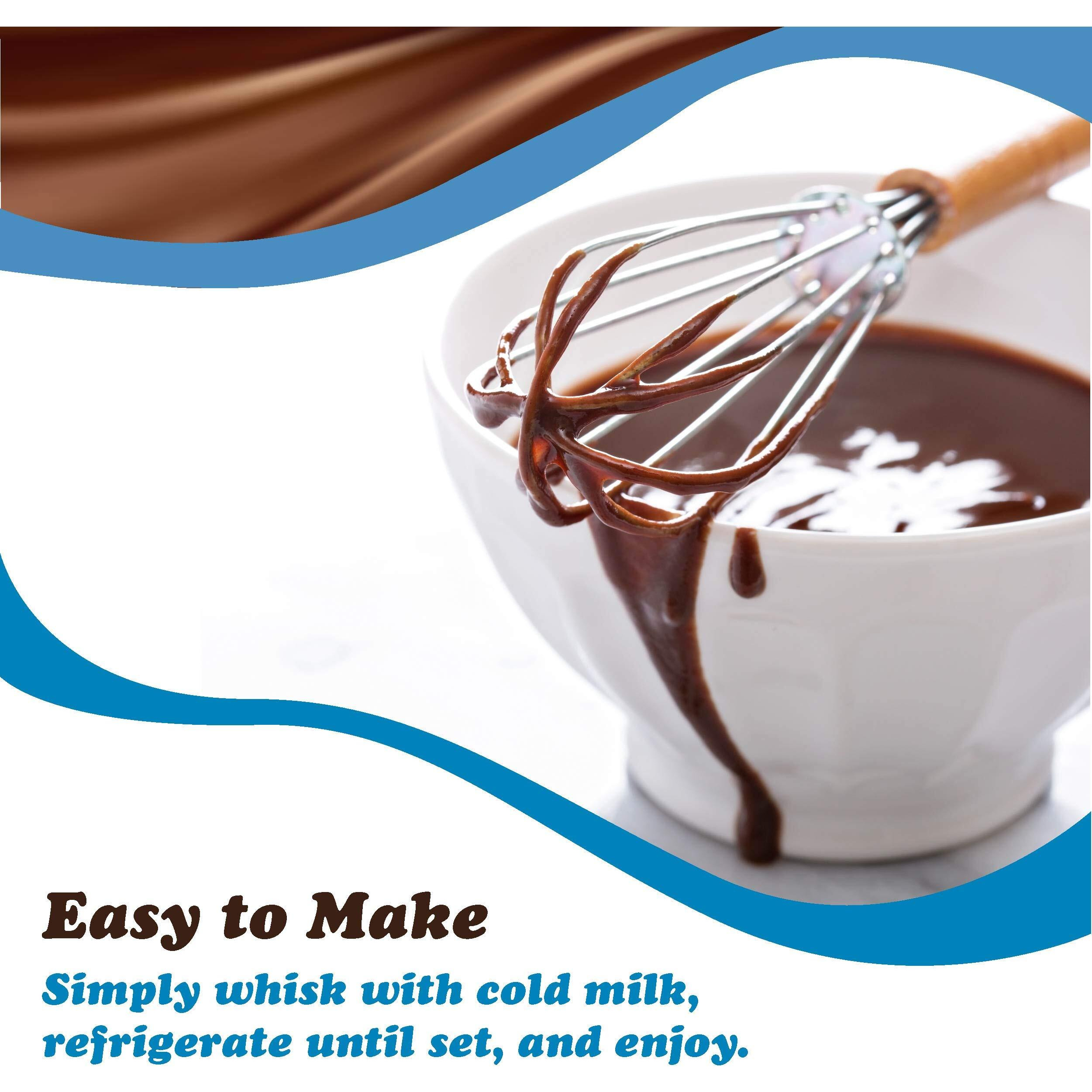 Dove Pudding Mix, 3.34 Oz. Box (12 Pack), Milk Chocolate  Rich Indulgent Pudding Mix And Pie Filling, 4 Servings Per Box, Made With Kosher Dairy