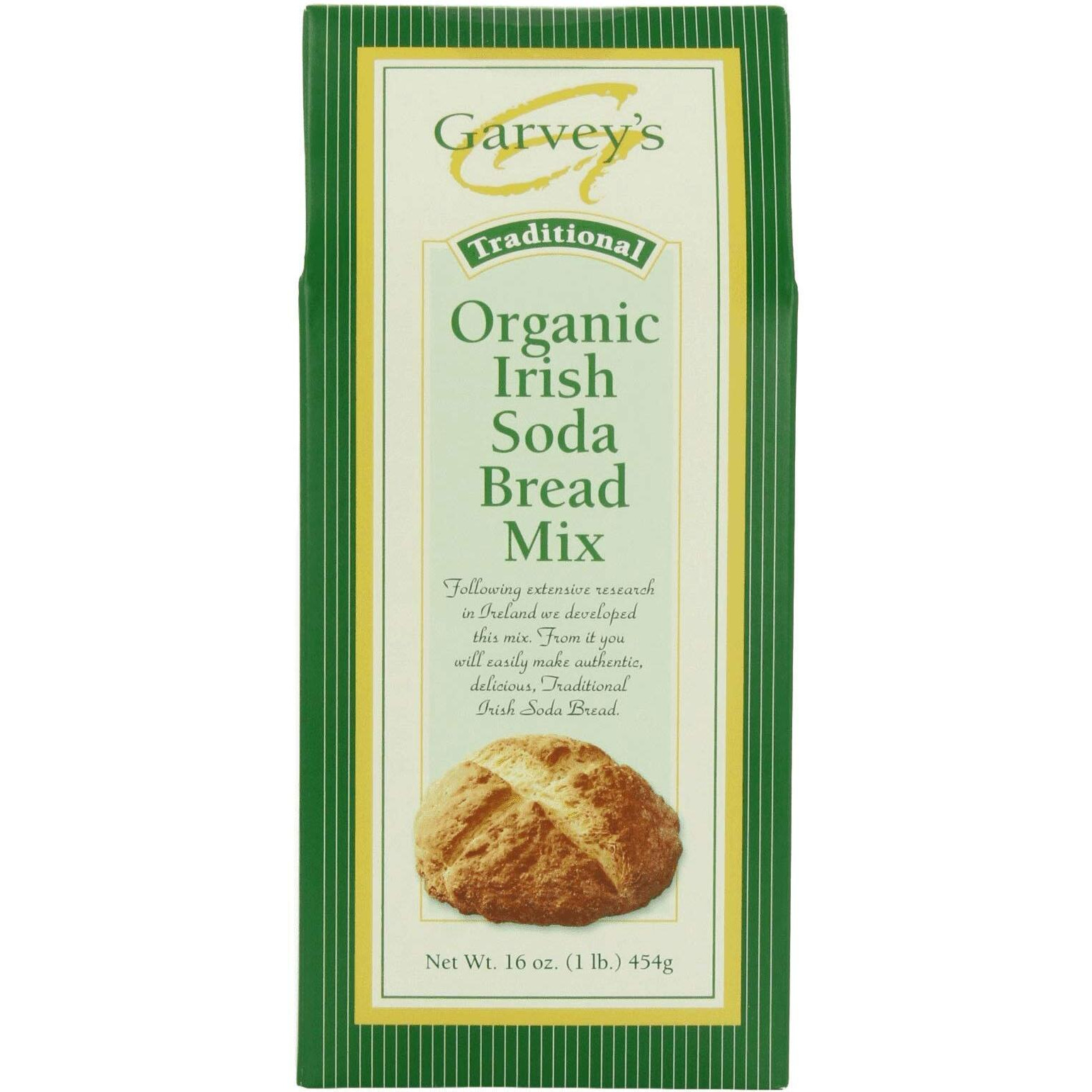 Garvey's Organic Traditional Irish Soda Bread Mix, 16 Ounce, (Pack Of 2)
