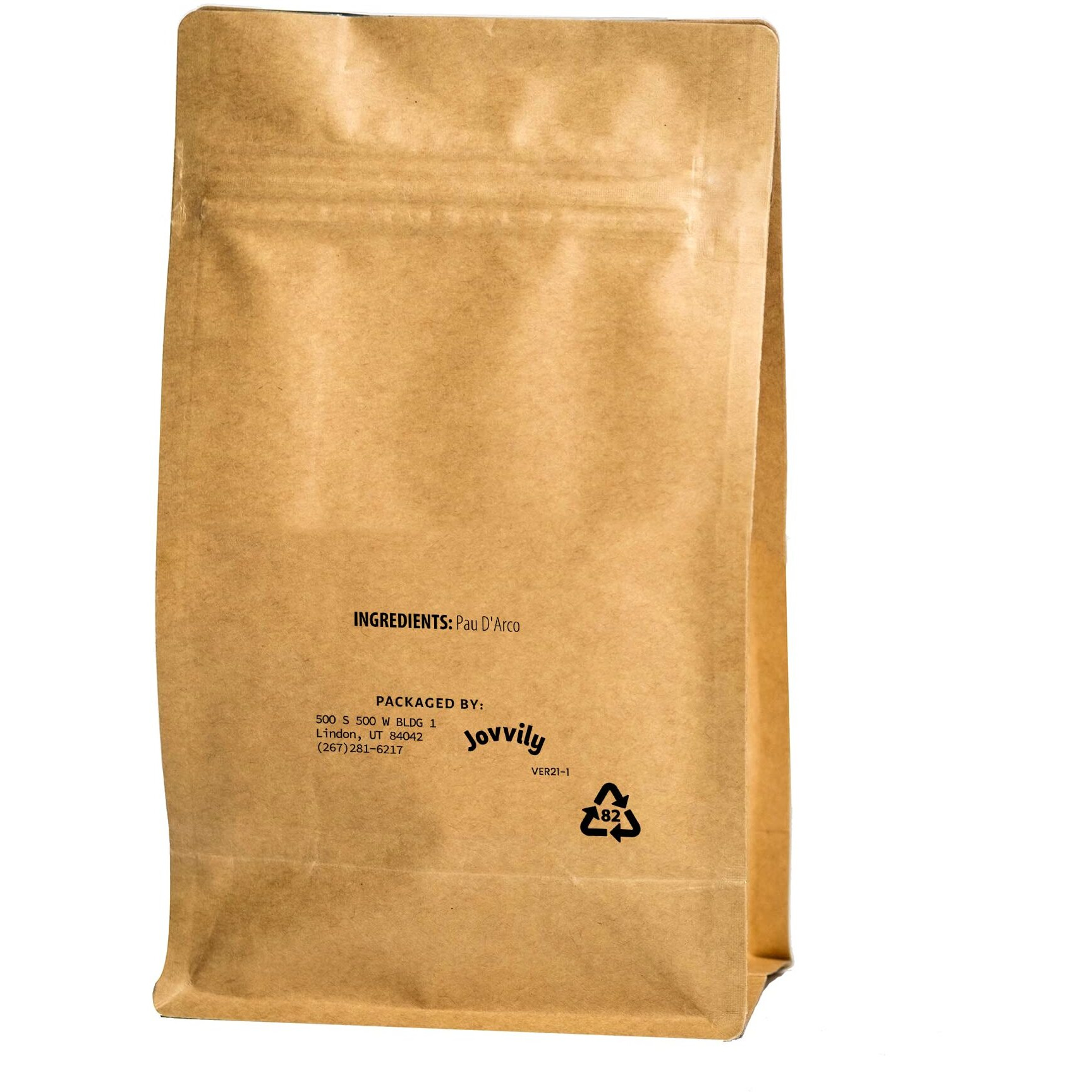 Jovvily Pau D'Arco - 4 Oz - Cut & Sifted - Herbal Tea - Caffeine Free