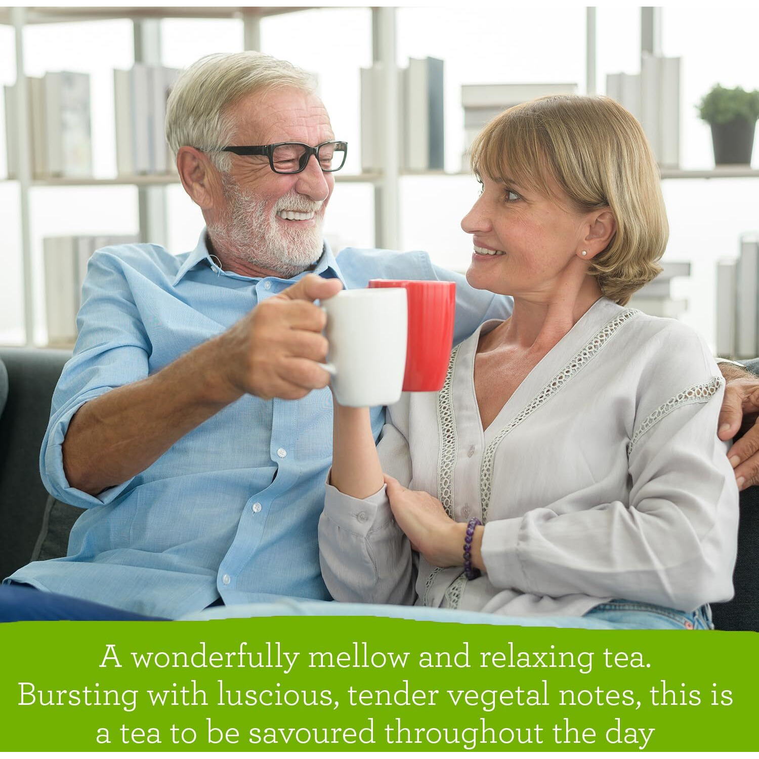 Greenypeeps Organic Green Tea Bags - Refreshing And Mellow Flavor - Pure Green Tea From Tender Top Leaves - Net Carbon Negative Impact - Premium & Eco-Friendly Green Tea Bags - 50 Count