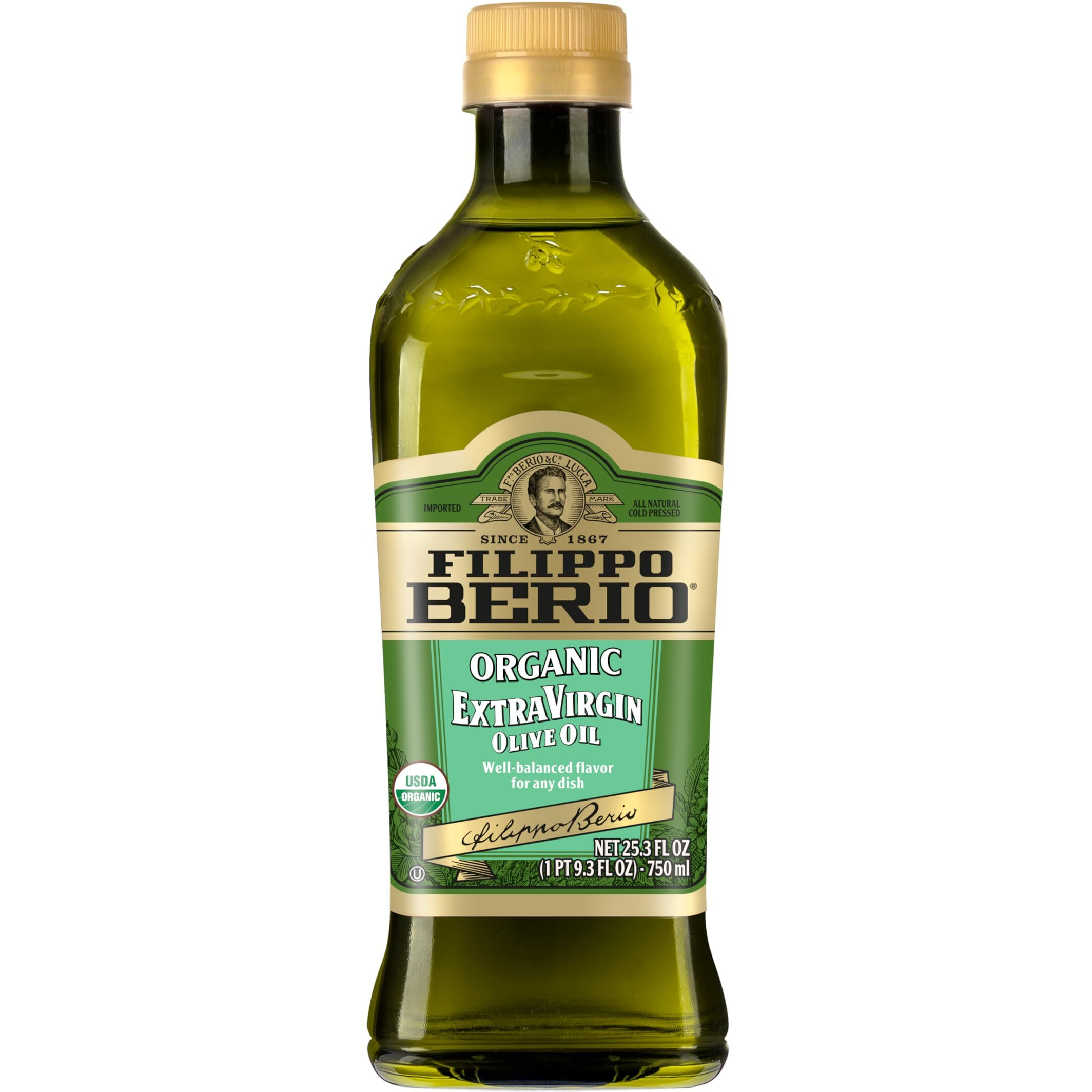 Filippo Berio Organic Extra Virgin Olive Oil, 25.3 Ounce Rpet Bottle