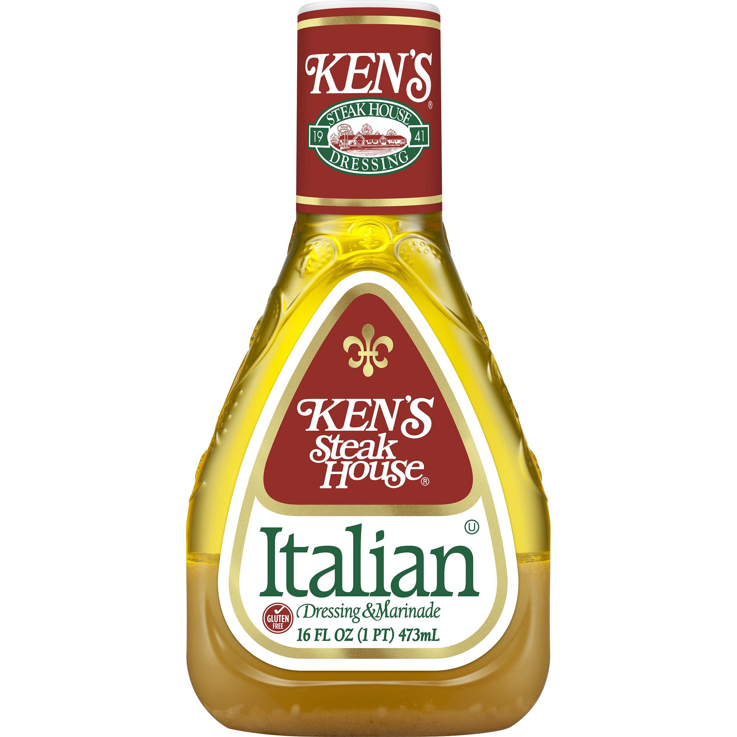 Ken's Steak House Italian Dressing & Marinade 16 Fl Oz (Pack Of 6)