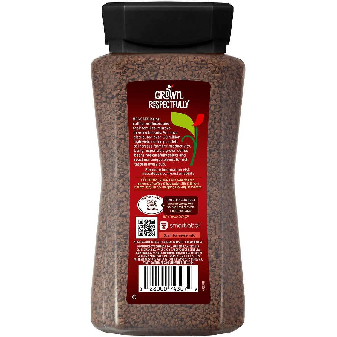 Taster's Choice Original Gourmet Instant Coffee 14 Oz, Pack Of 4