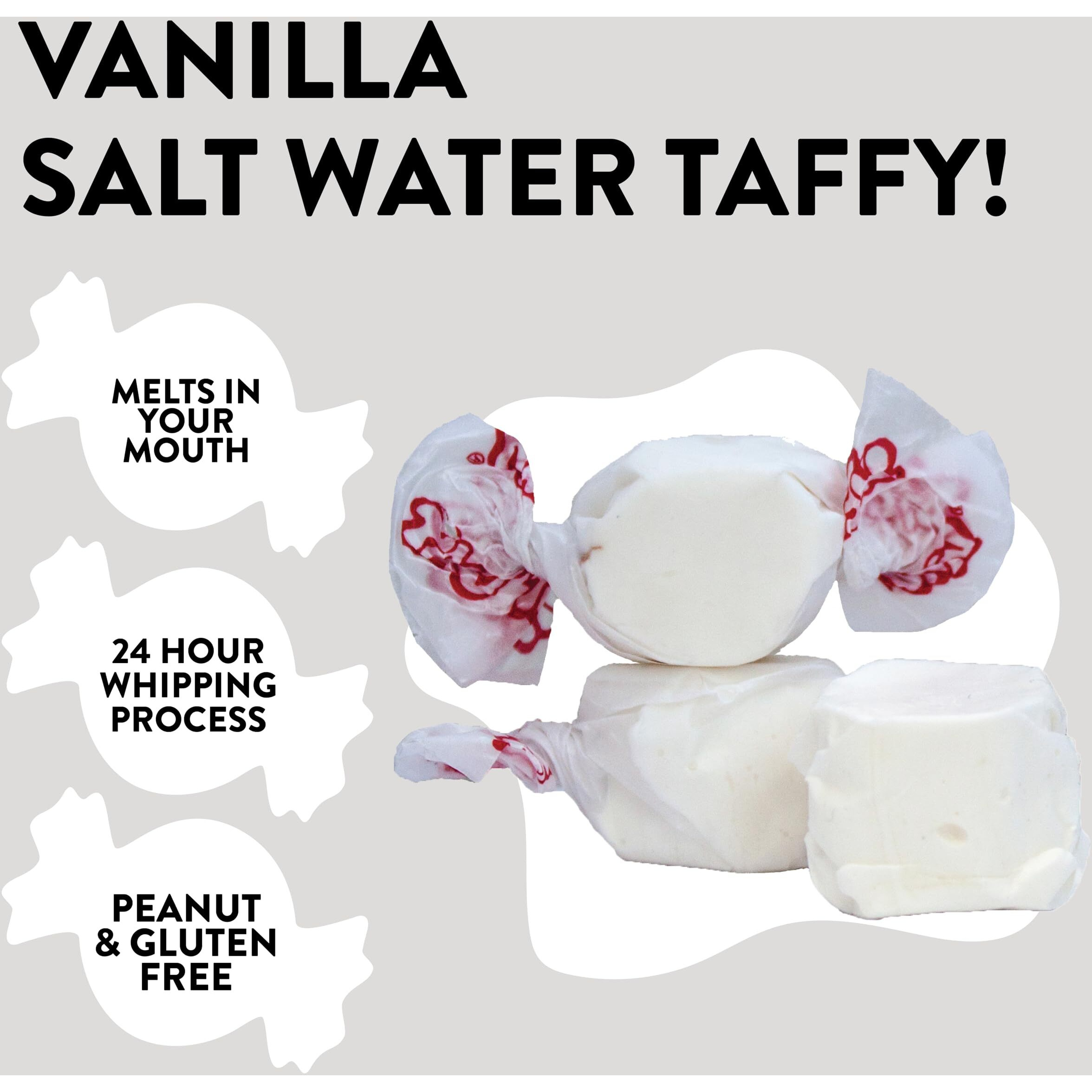 Taffy Town Saltwater Taffy, Vanilla, 2.5Lb
