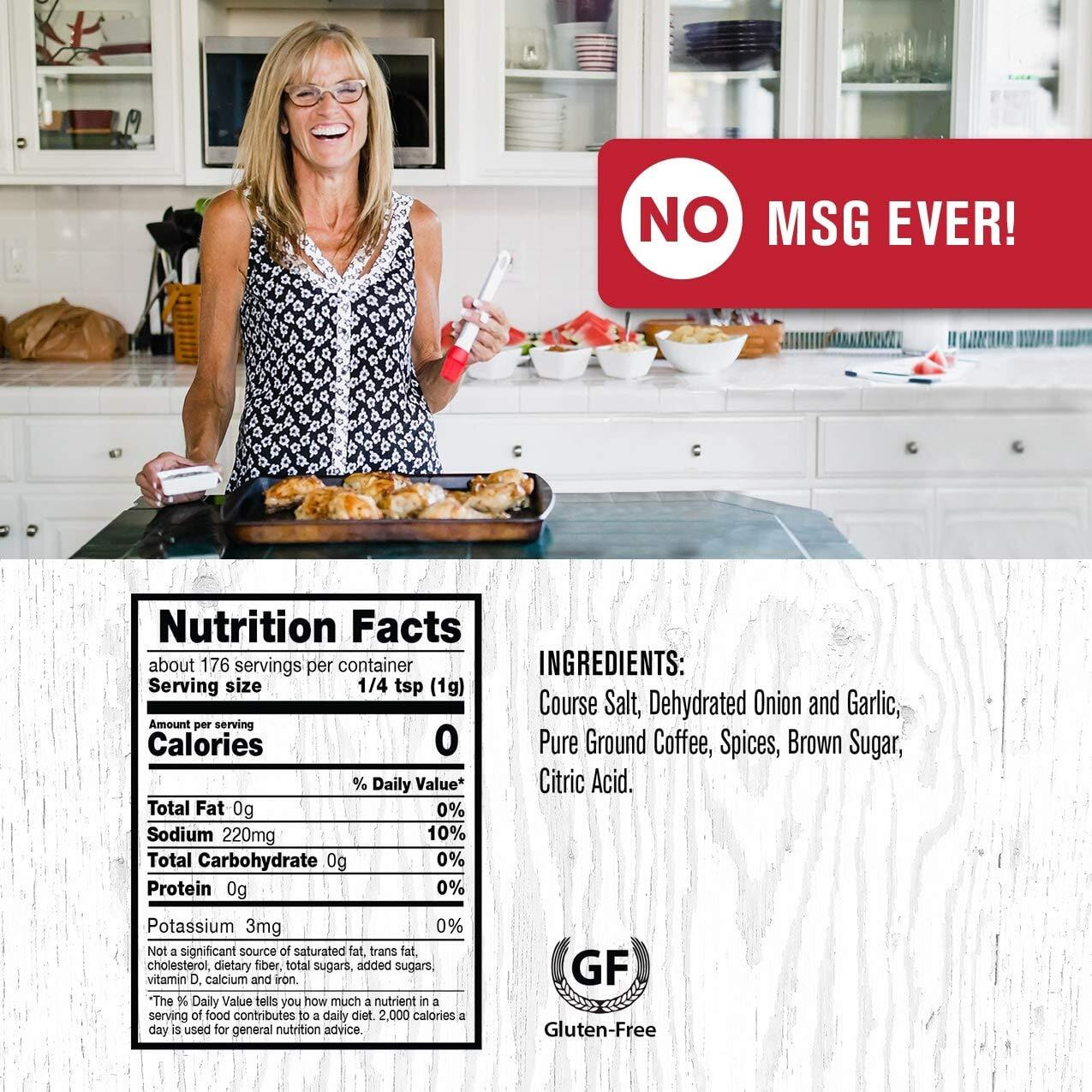 Rufus Teague - Steak Rub - Premium Bbq Rub - 6.2Oz Bottle