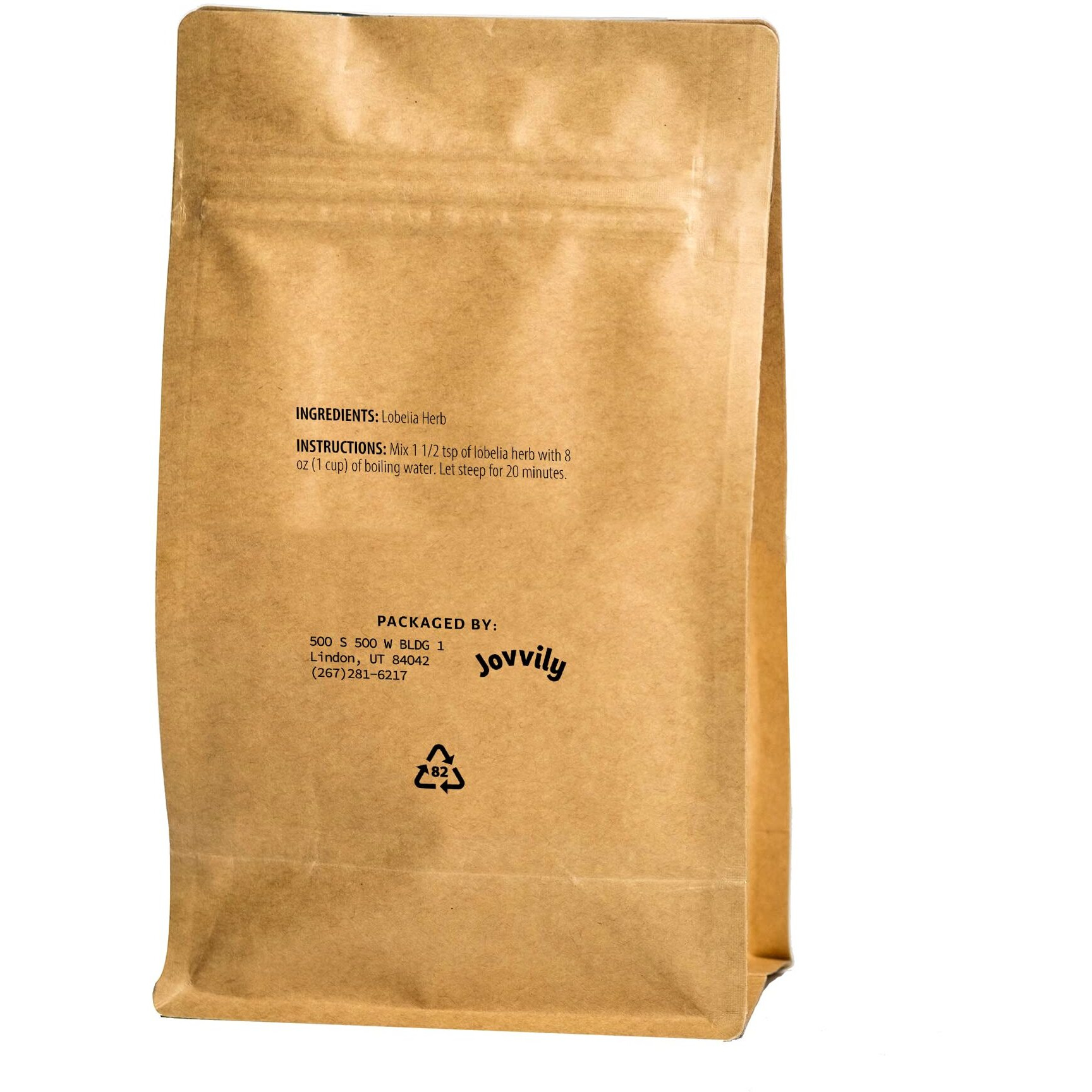 Jovvily Lobelia Herb - 4 Oz - Cut & Sifted - Herbal Tea