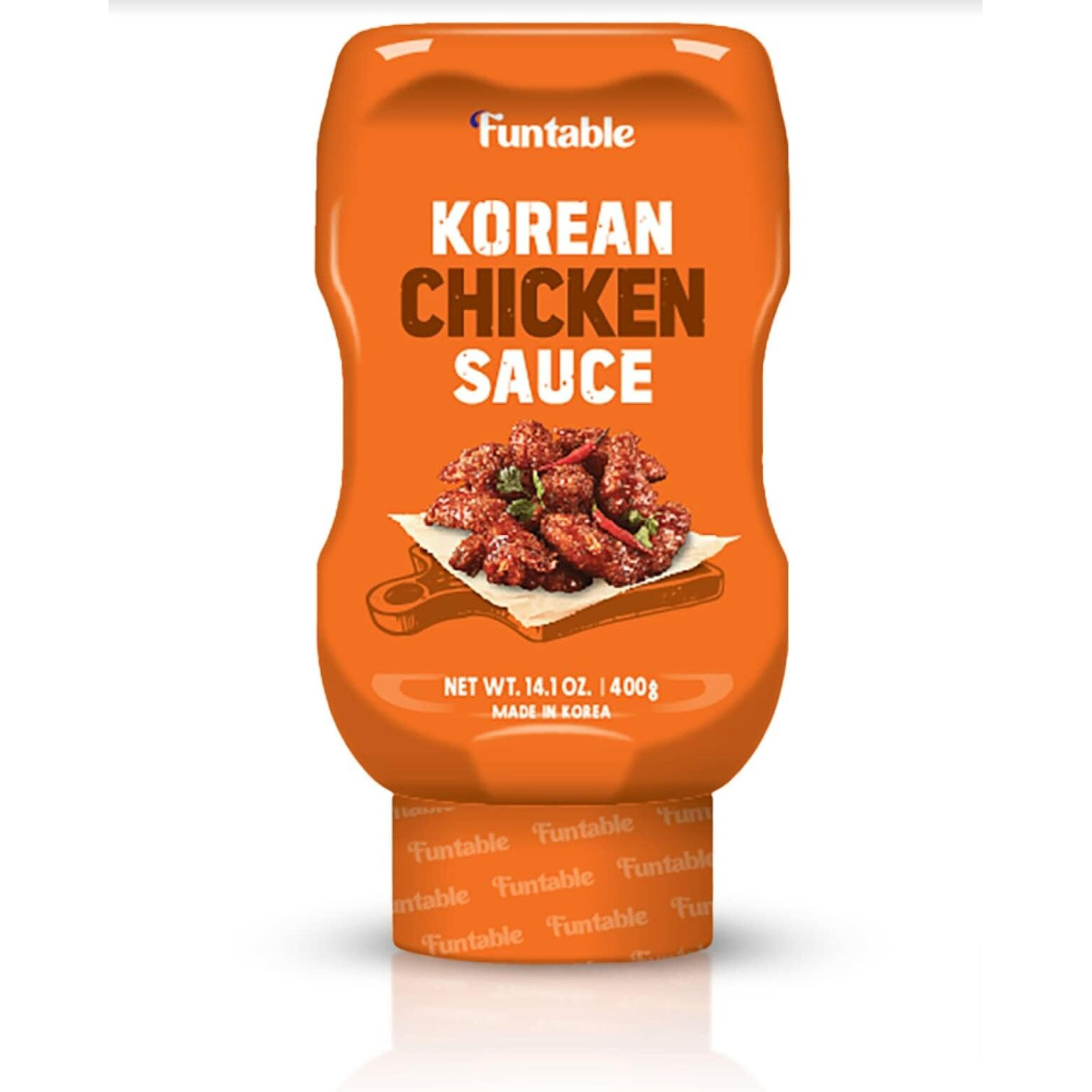 Funtable Delicious Korean Chicken Sauce (14.1Oz, Pack Of 1) - Authentic Korean Flavor, Sticky & Tangy Sauce. Ideal For Fried Chicken, Nuggets, Dipping & More