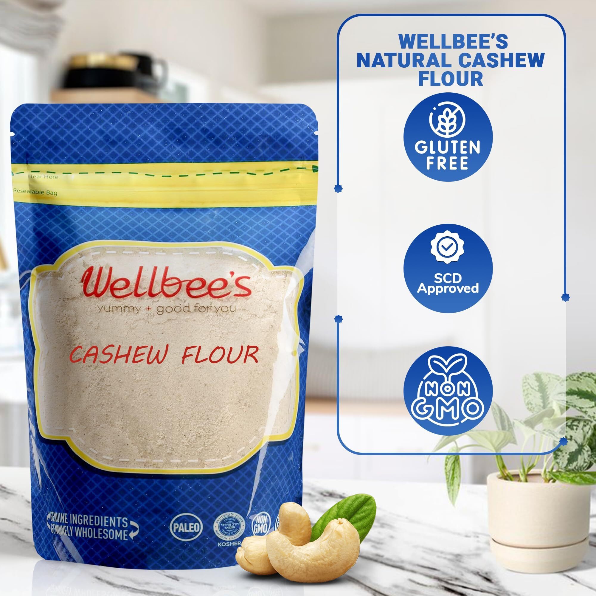 Wellbee's Cashew Flour (2 Lb.)