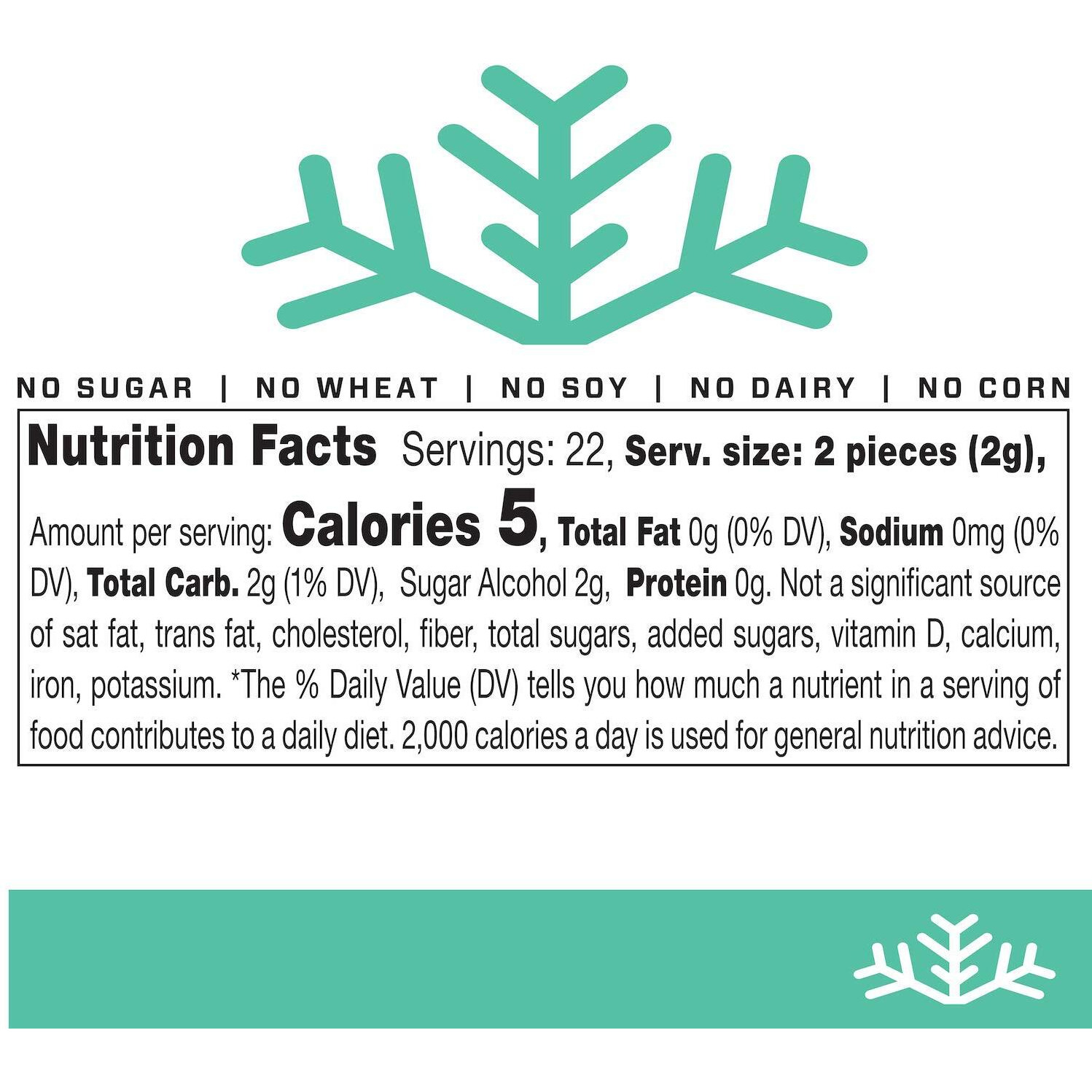 Wintergreen Keto Xylitol Candy Chips (6-Pack) - Sn 1.5Oz Tin - Sugar-Free Candy With Only 2 Ingredients | Low Carbs, Diabetic-Friendly, Non-Gmo, Vegan, Gf & Kosher | Purest Candy In The World