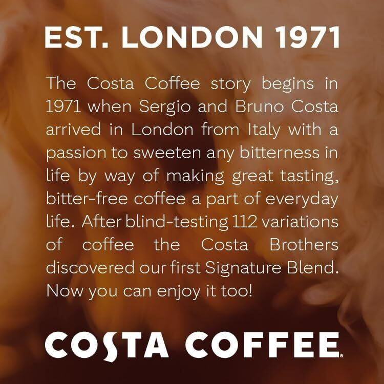 Costa Coffee Single Serve Pods Compatible With Keurig K-Cup Brewers, Medium Roast, 20 Count