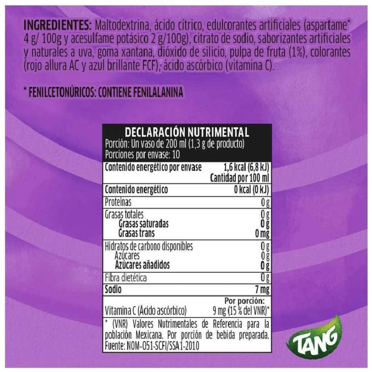 Tang Uva 25G | Powdered Drink Mix Grape 5 Pack