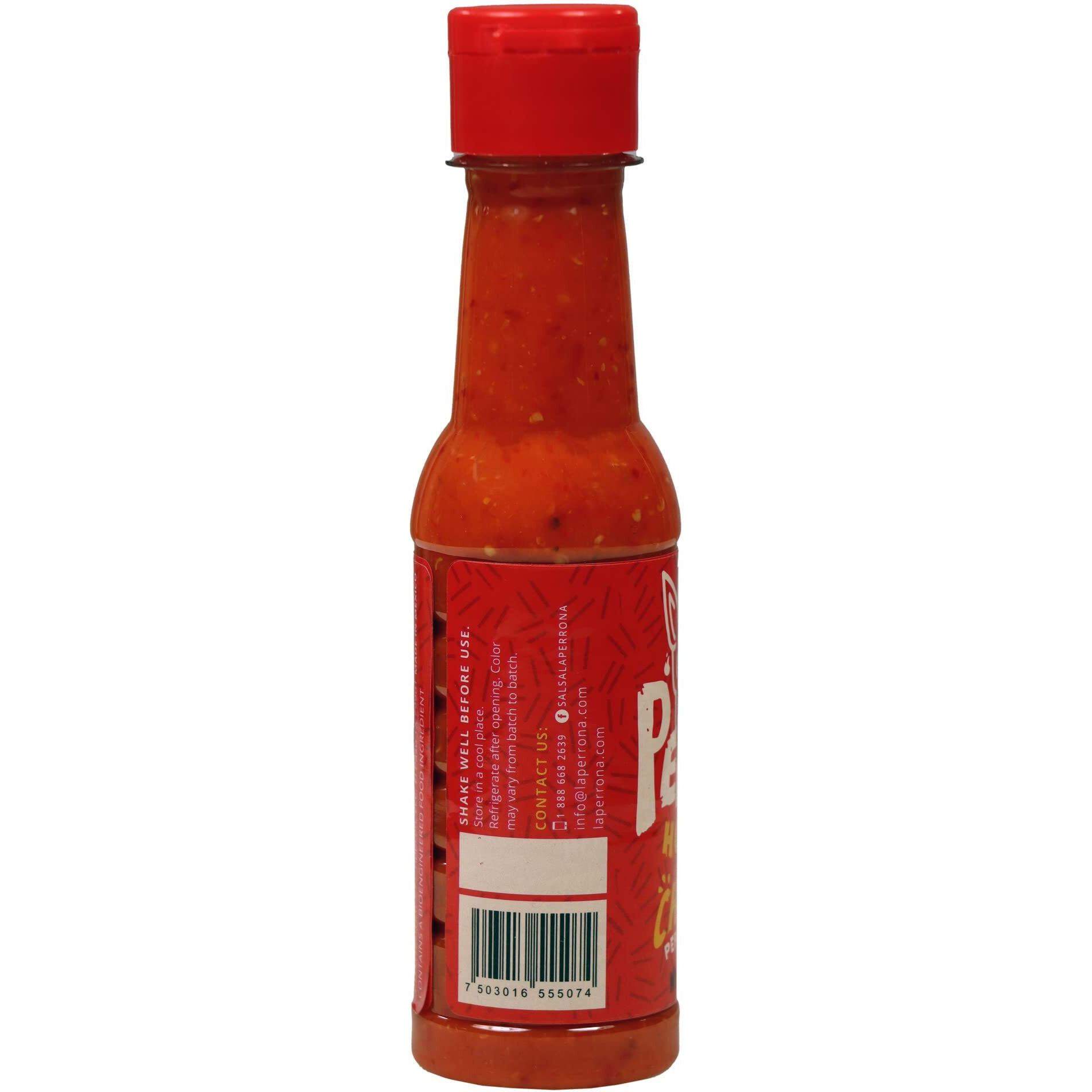 La Perrona Chiltepin Hot Sauce 5 Ounce Bottle | Red Chiltepin Pepper Salsa Picante | Extra Spicy | Handmade (5Oz, Pack Of 1)