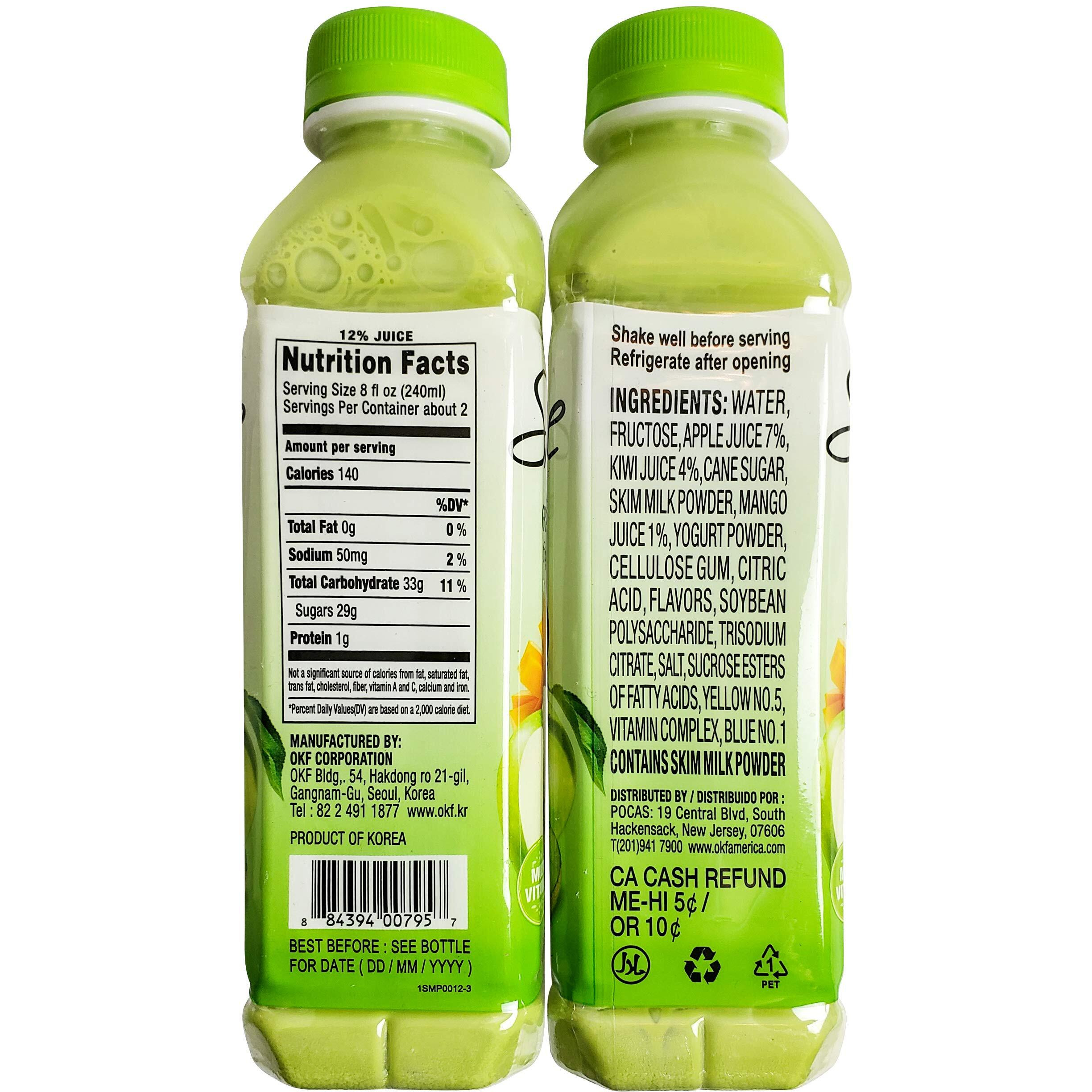 Okf Smoothie, Multi Vitamin Premium New Drink, 16.9 Fluid Ounce (5 Flavor Variety Pack, 12 Pack)