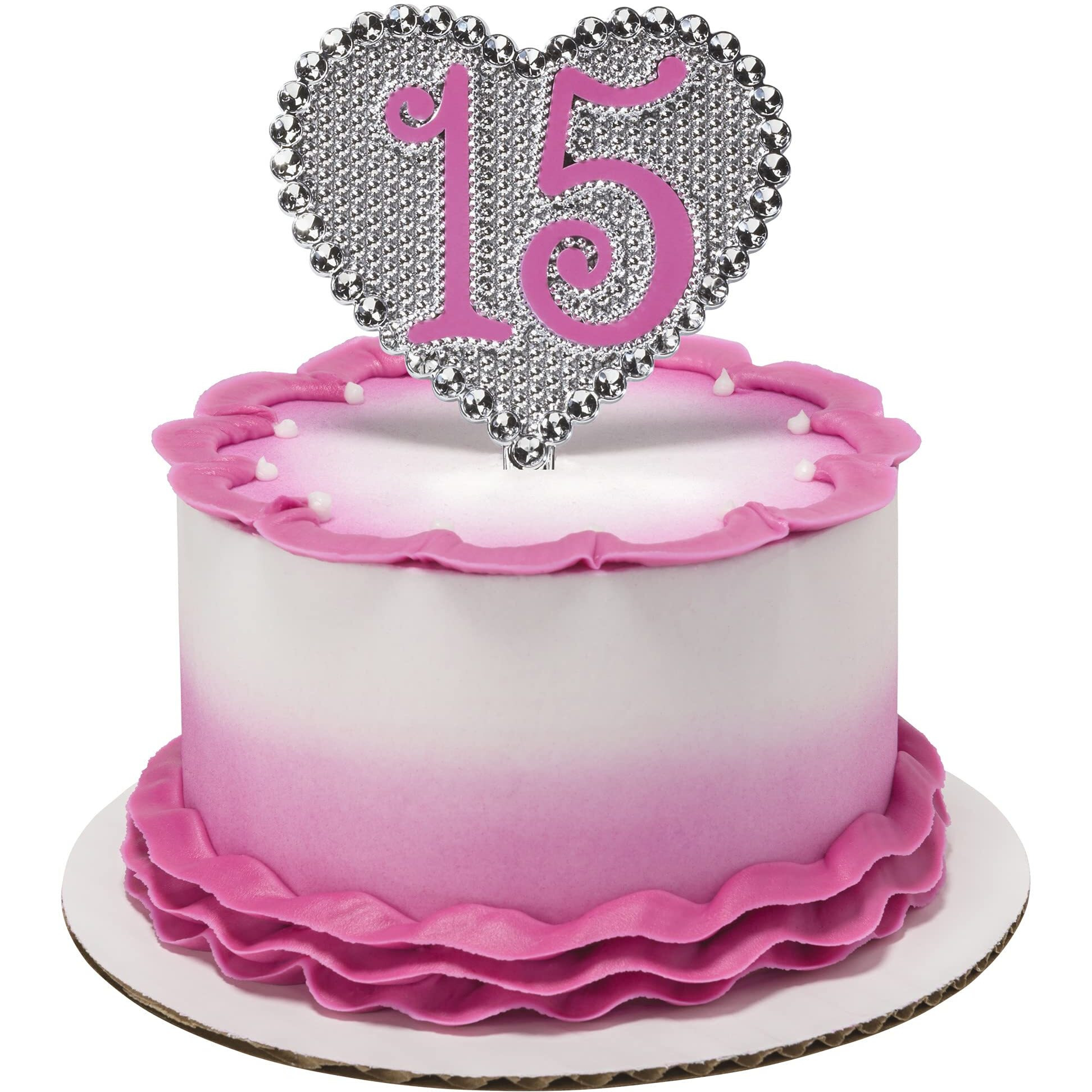 Decopac La Quinceaera Pink And Purple 15    Cake Picks, 24-Pack, Cupcake Topper, Reusable Decorations For Cakes, Cupcakes And Other Bakes, Celebrate Her Coming Of Age In Style