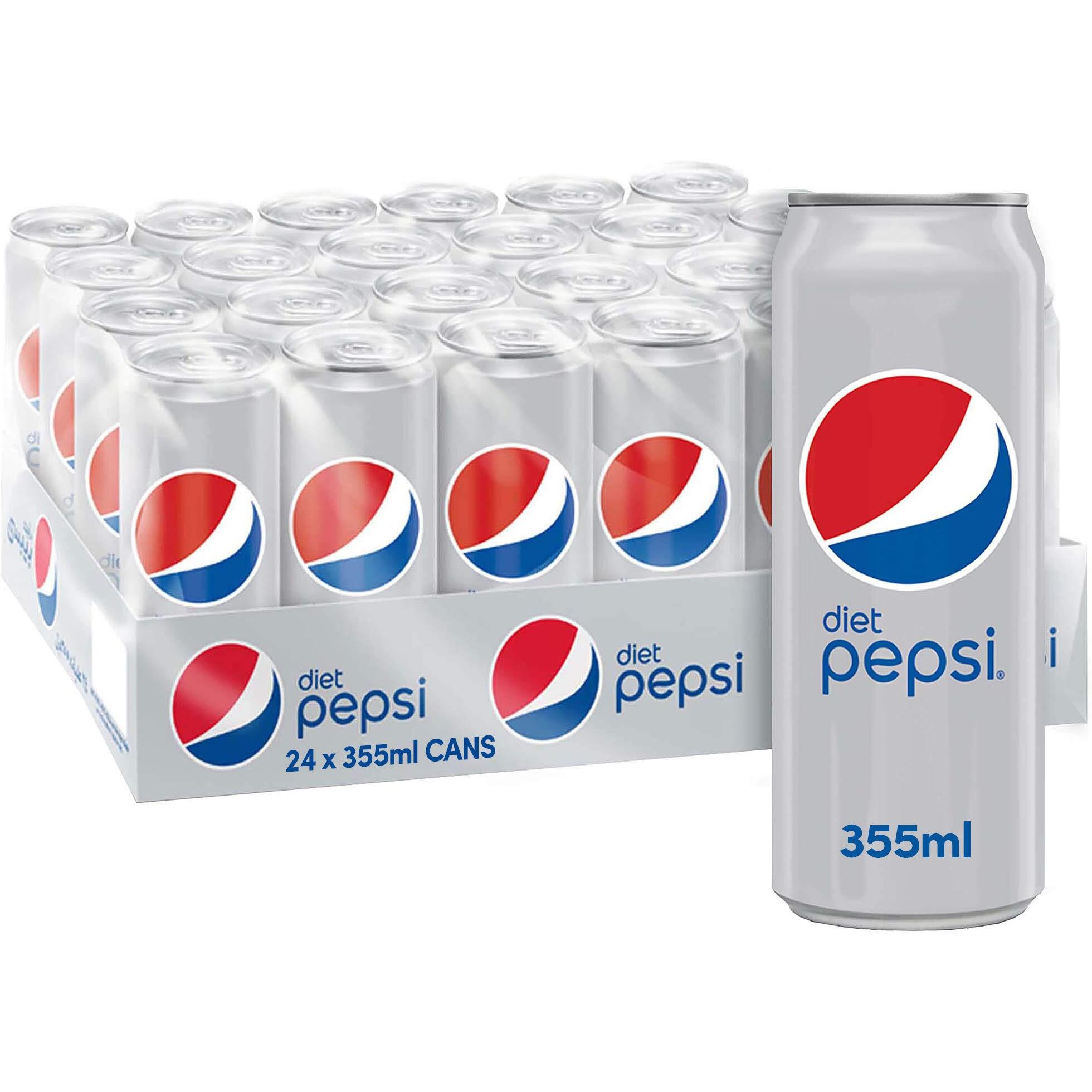 Pepsi Diet Soda, 12 Ounce (24 Cans)