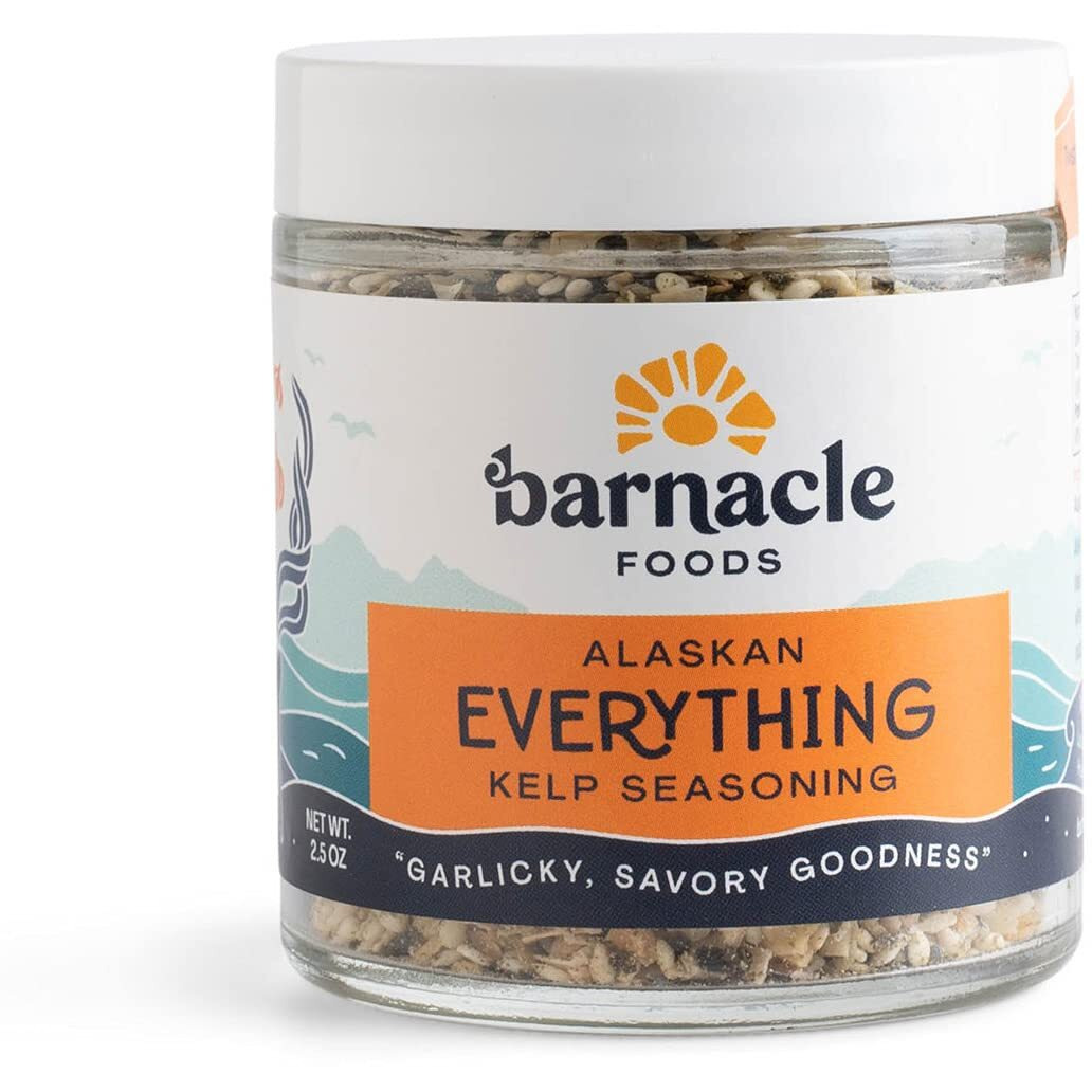 Barnacle Foods Everything Bagel Kelp Seasoning | 2.5 Oz. | Classic Bagel Topper | Great For Meat, Tempura Add-In, Scrambled Eggs & Toast| Made In Alaska | 1 Pack