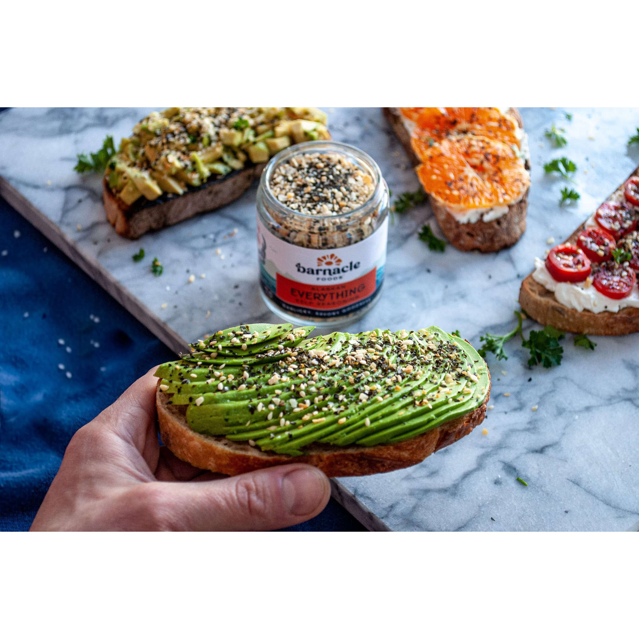 Barnacle Foods Everything Bagel Kelp Seasoning | 2.5 Oz. | Classic Bagel Topper | Great For Meat, Tempura Add-In, Scrambled Eggs & Toast| Made In Alaska | 1 Pack
