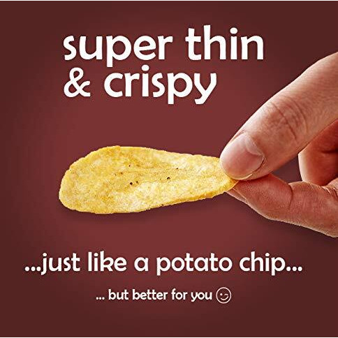 Banana Chips - Dried Bananas Gluten Free Chips (Hickory Bbq) Dehydrated Fruits Healthy Chips Snacks For Adults & Kids - Vegan Paleo Non Gmo Dried Fruits Snacks (Made From 100% Real Banana) 6 Packs